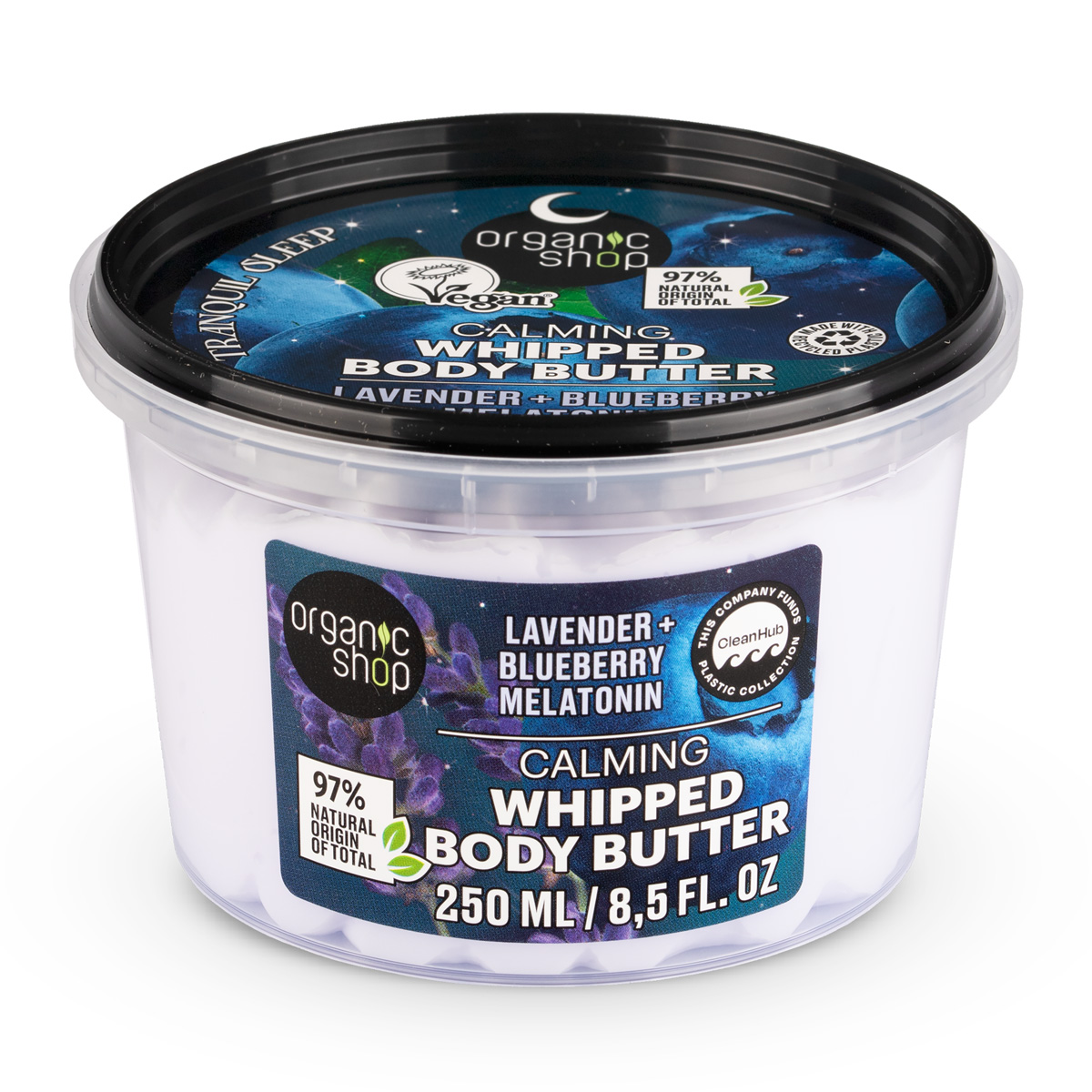 ORGANIC SHOP Sleeping Zklidňující šlehané tělové máslo For Tender Sleep 250 ml