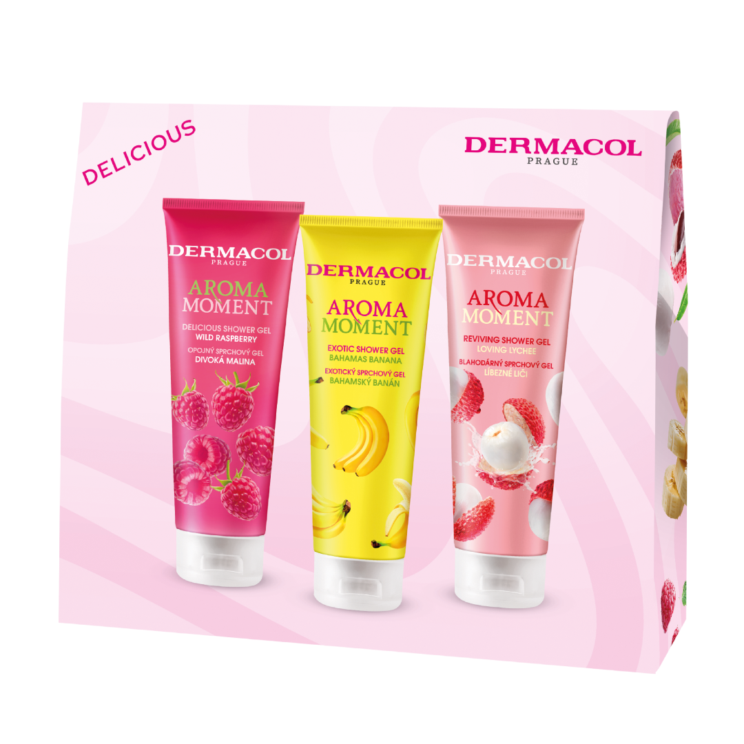 DERMACOL dárkový balíček Aroma moment Mix Fruit