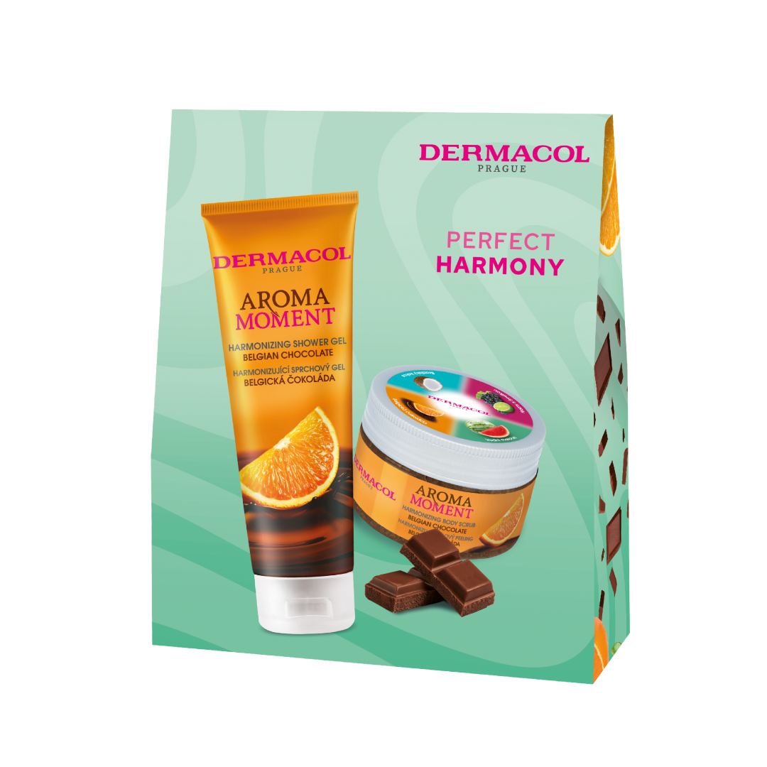 DERMACOL dárkový balíček Aroma moment Belgická čokoláda