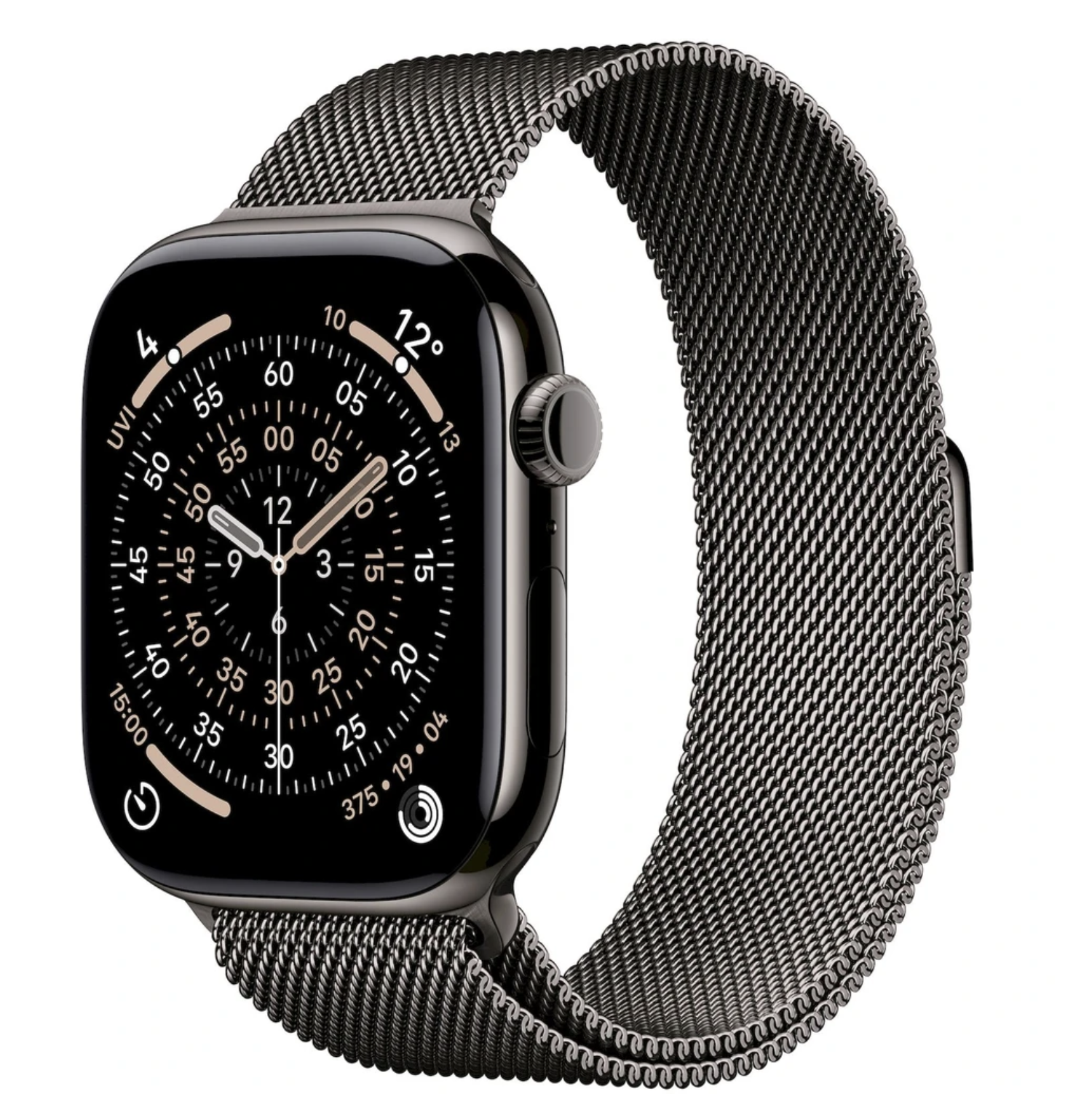 APPLE Watch 11 GPS + Cellular 46mm Břidlicově šedý titan s břidlicově šedým milánským tahem- S/M