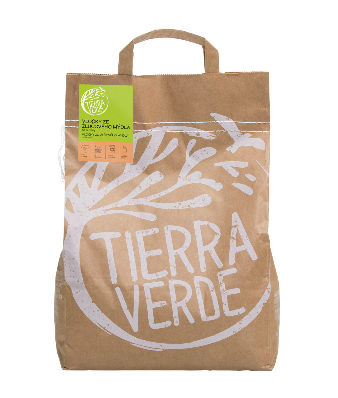 TIERRA VERDE Vločky ze žlučového mýdla (papírový sáček) 2.5 kg