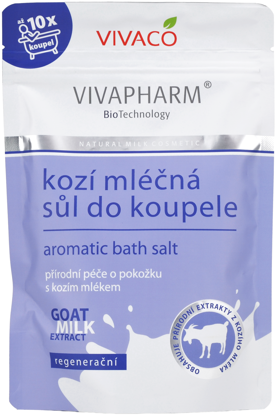 VIVACO Sůl do koupele s kozím mlékem 300 g
