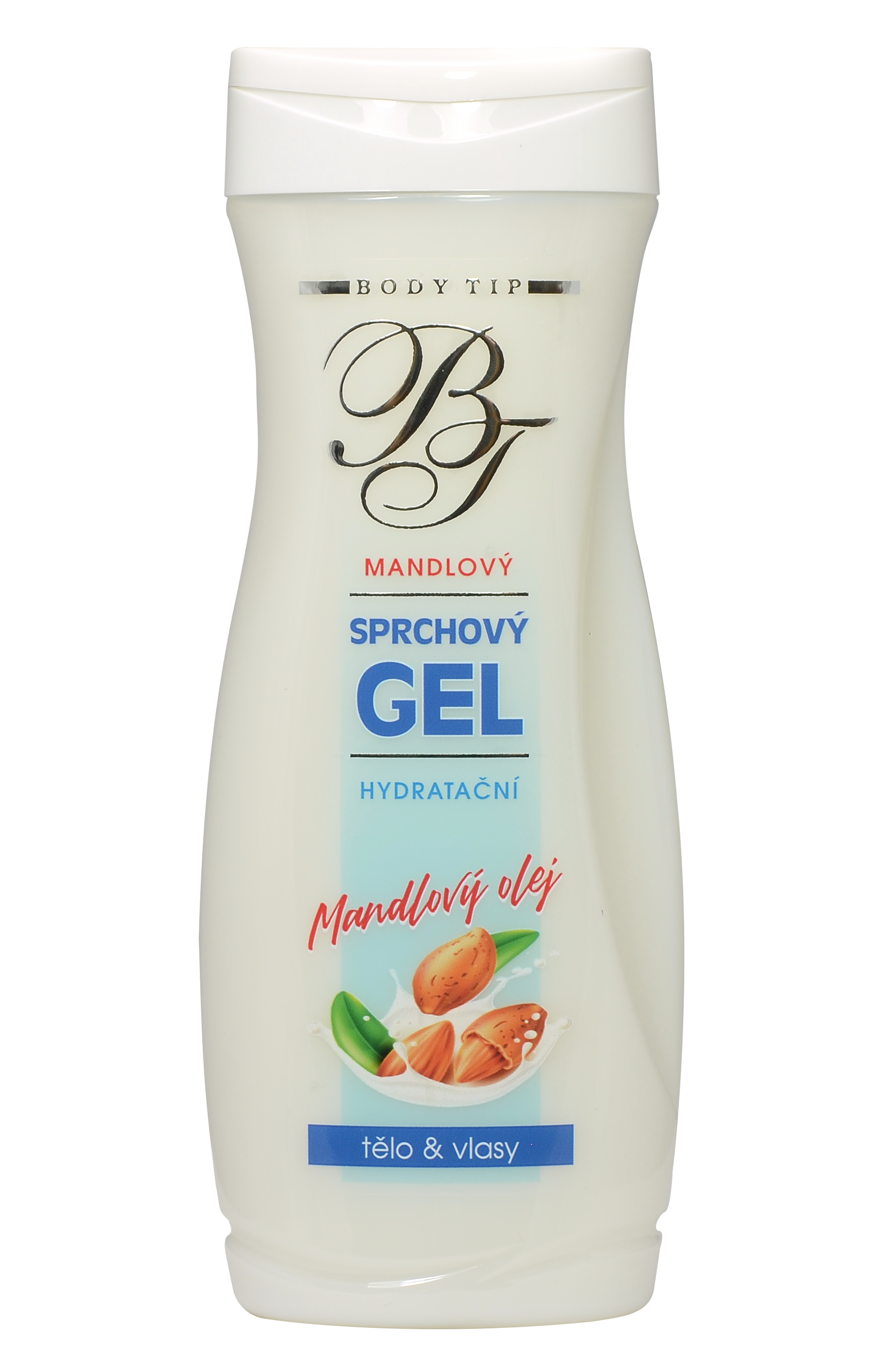 BODY TIP Sprchový gel s mandlovým mlékem 300 ml