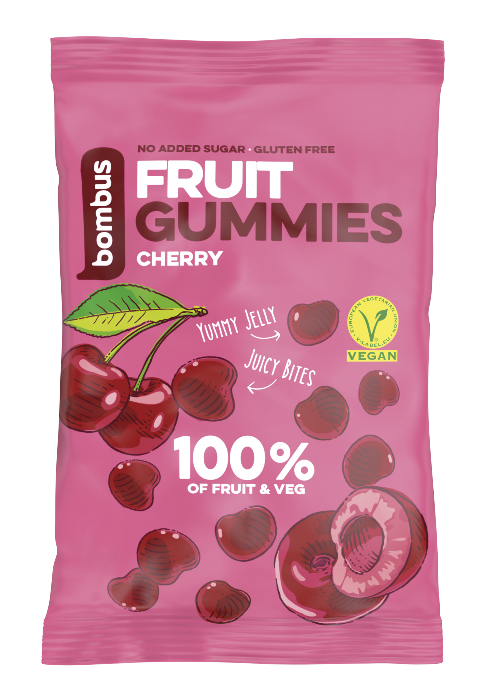 BOMBUS Fruit Gummies Třešně 35 g