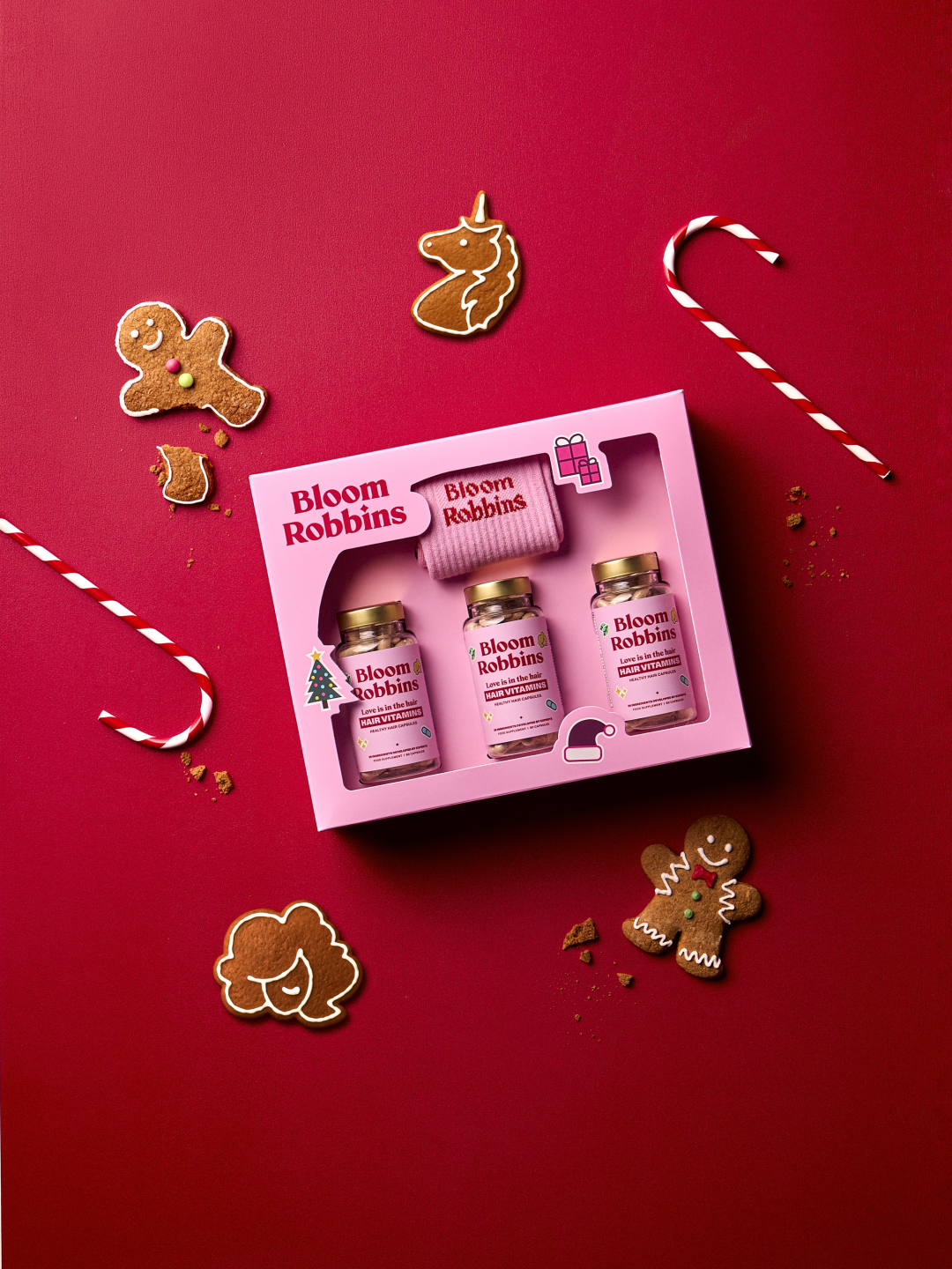 BLOOM ROBBINS Vánoční trio love is in the hair kapsle