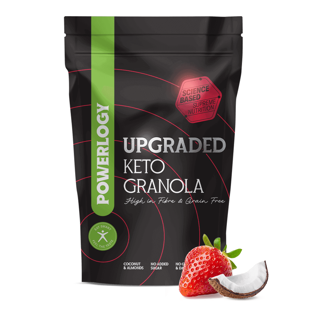 POWERLOGY Upgraded Keto Granola Strawberry 350 g