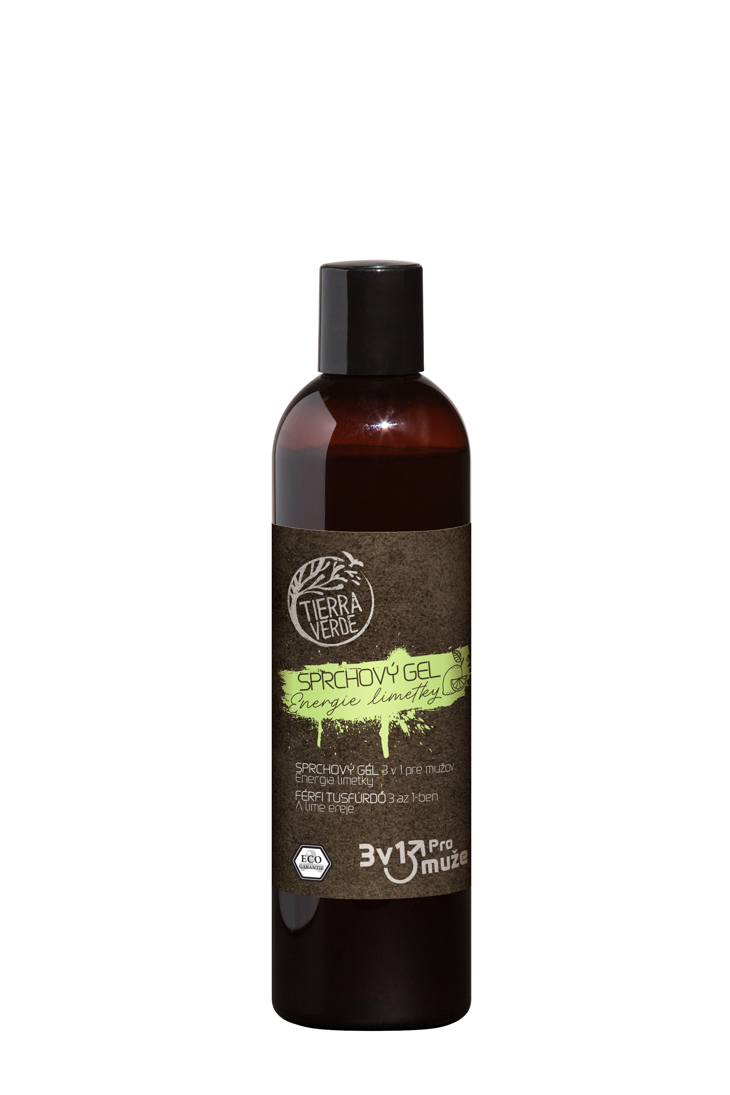 TIERRA VERDE Sprchový gel pro muže Energie limetky (lahvička) 300 ml