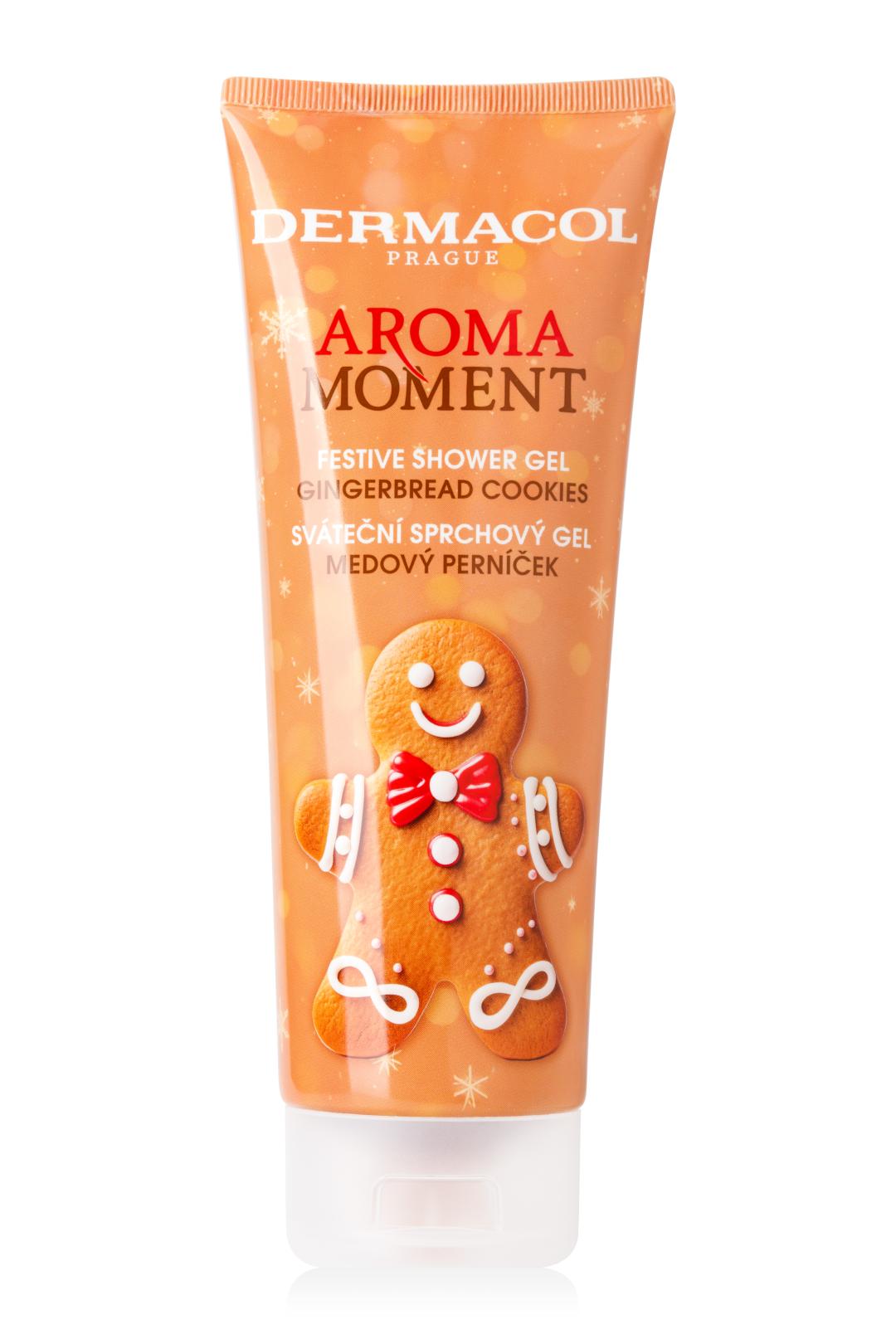 Fotografie DERMACOL Aroma - Sváteční sprchový gel medový perníček 250 ml