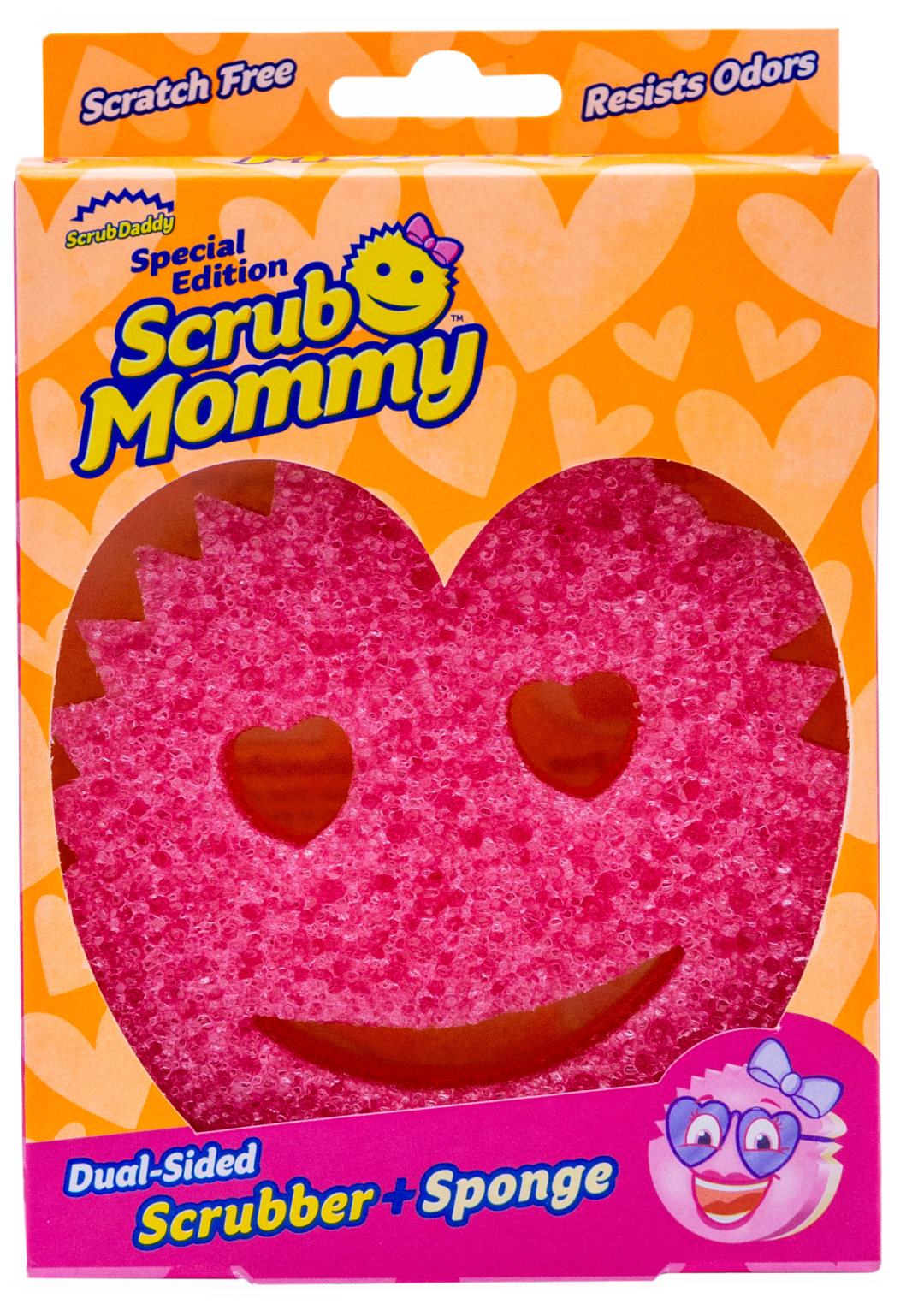 Fotografie SCRUB MOMMY Houbička Srdce