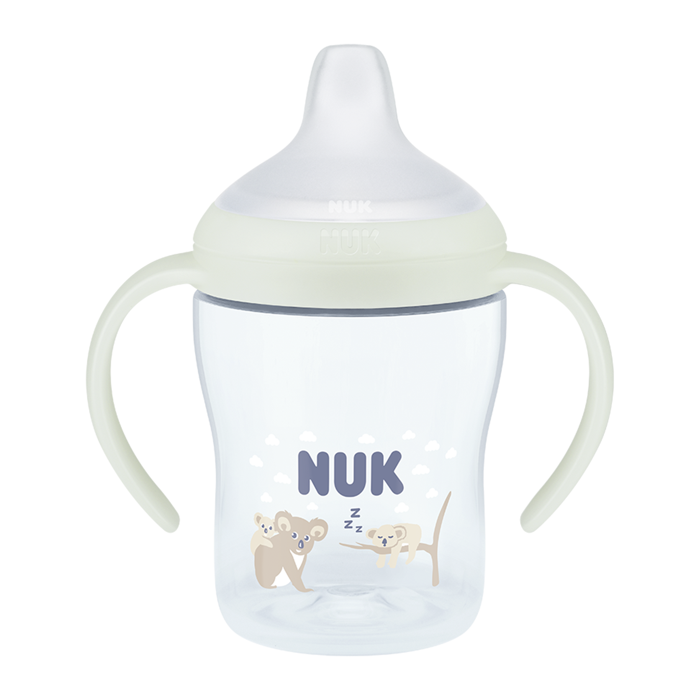 NUK láhev na učení Perfect Match svítící ve tmě KOALA 150 ml