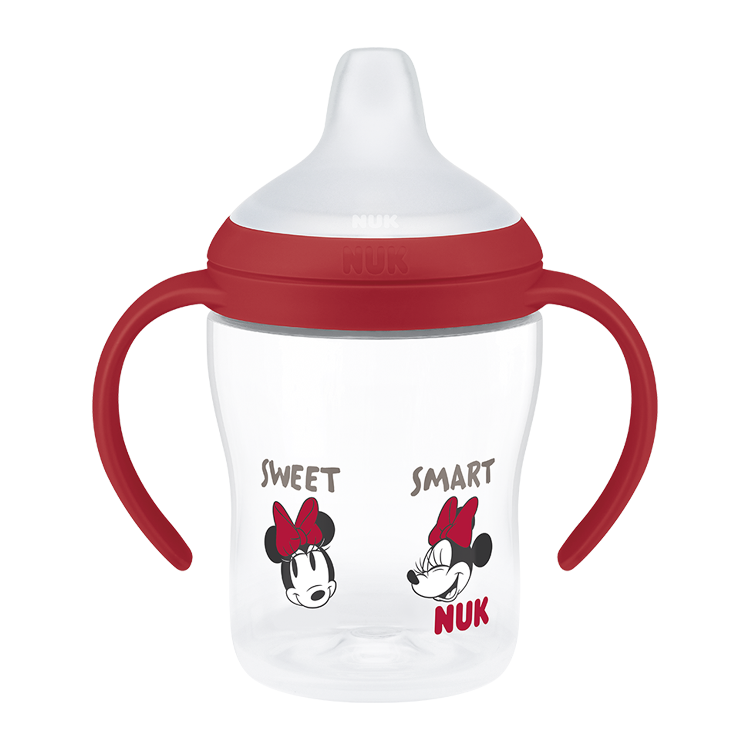 NUK láhev na učení Perfect Match DISNEY Minnie RED 150 ml