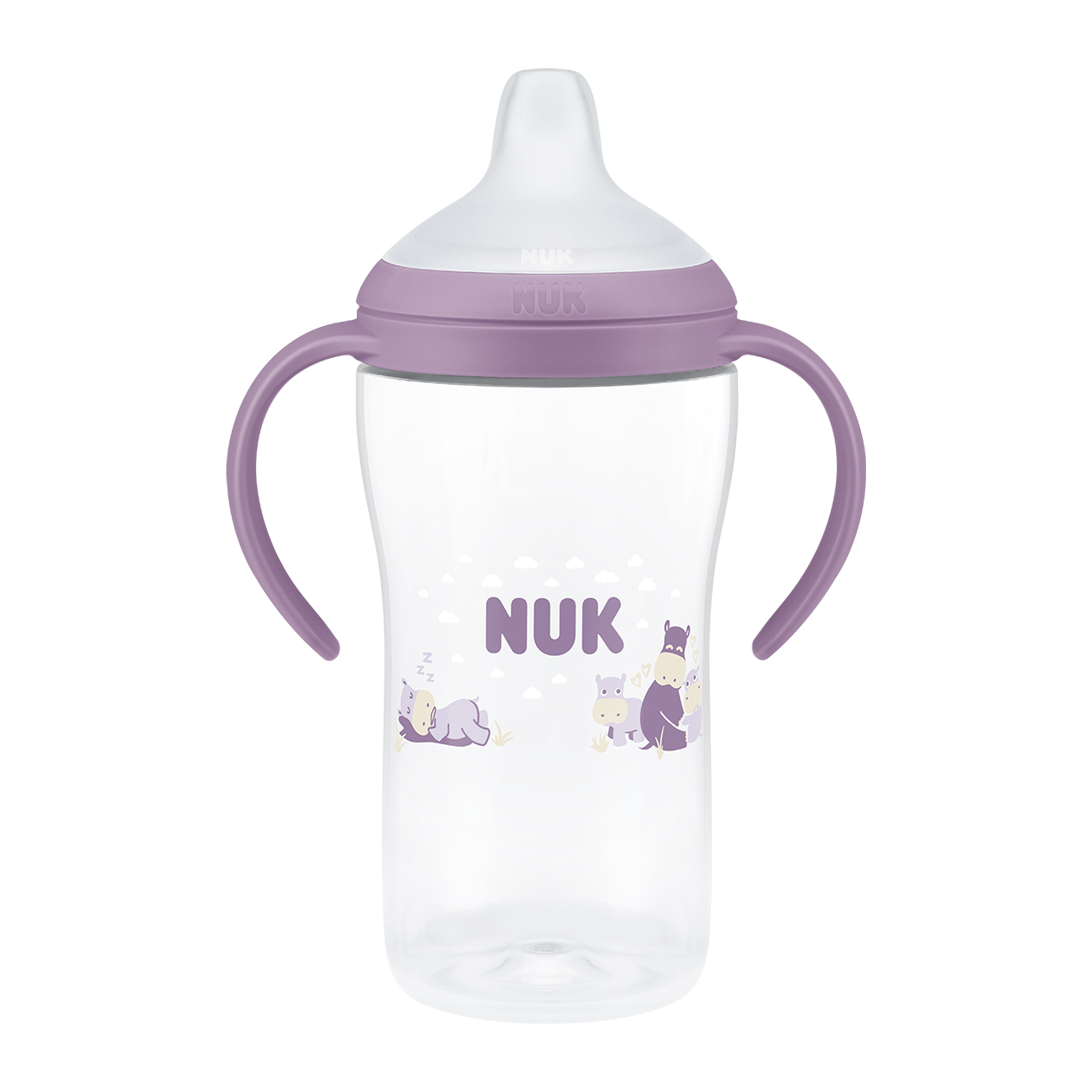 NUK láhev na učení Perfect Match HIPPO 260 ml