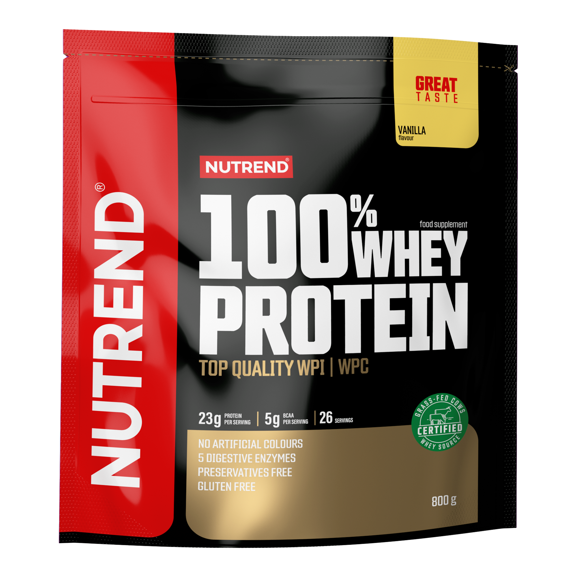 NUTREND 100% Whey Protein Vanilka 800 g