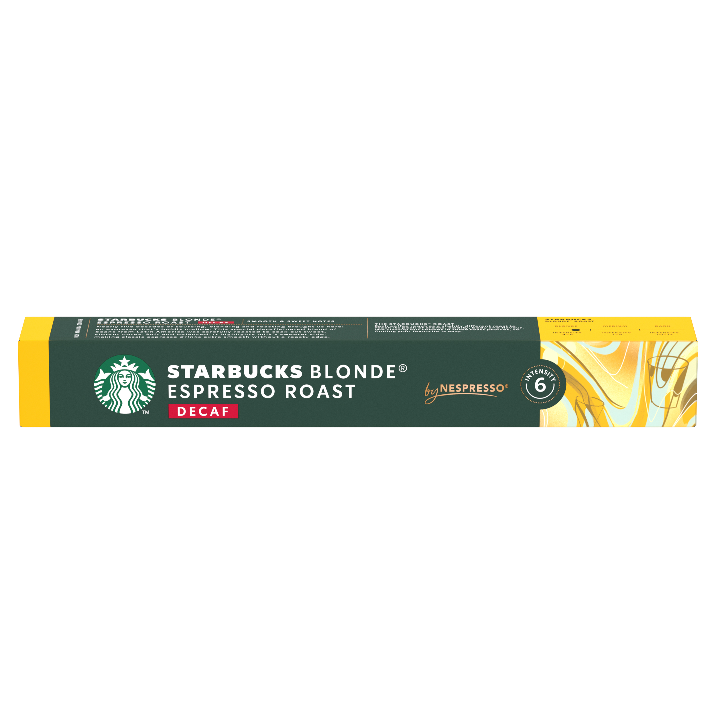 STARBUCKS Blonde Espresso Roast Decaf by NESPRESSO® 10 kapslí