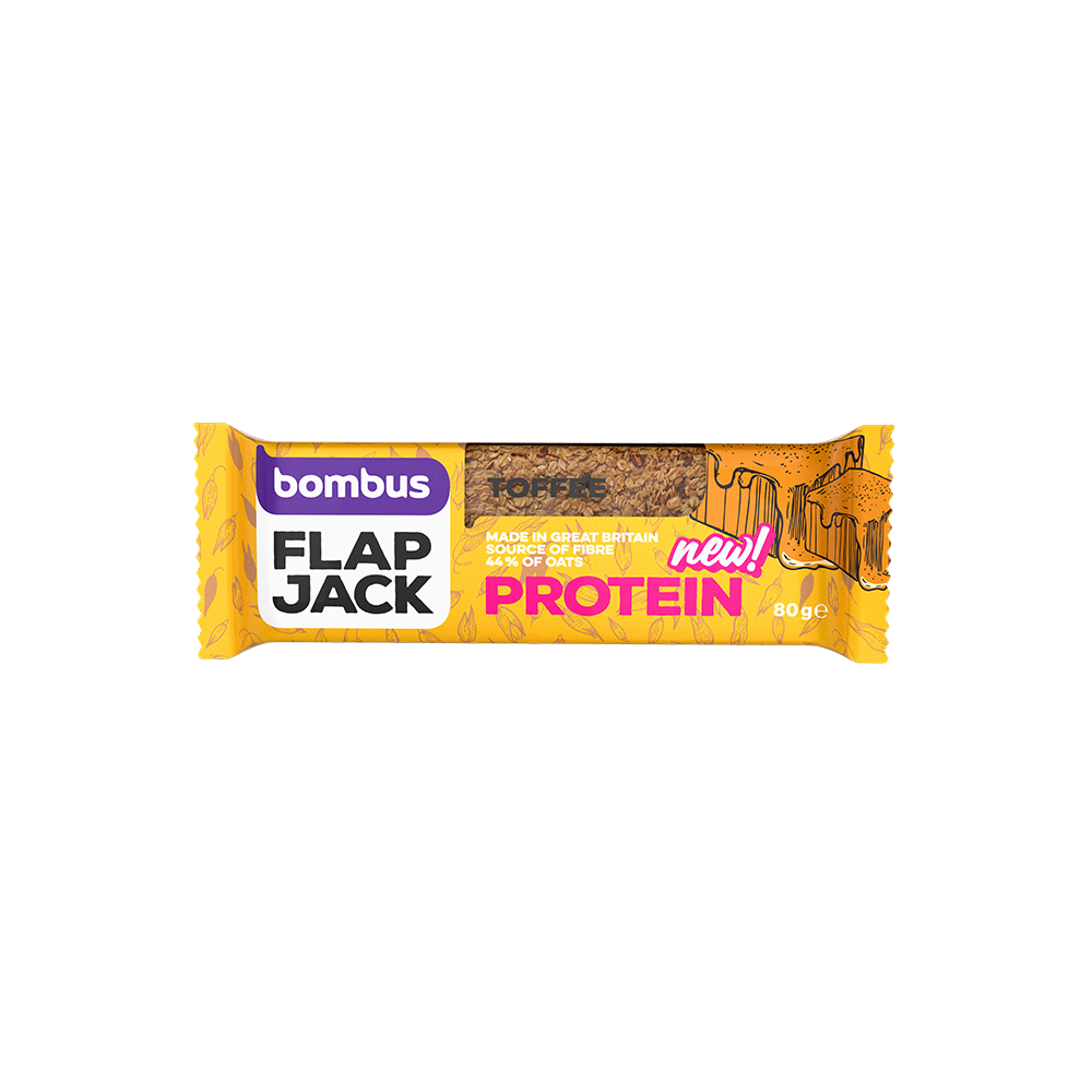 Fotografie BOMBUS Proteinová tyčinka Toffee 80 g