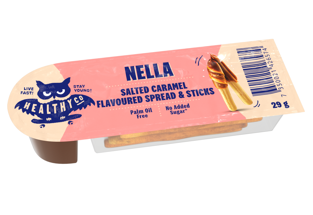 HEALTHYCO Nella salted caramel spread sticks 29 g