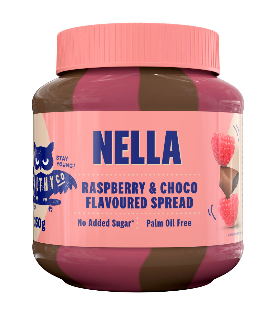 HEALTHYCO Nella raspberry choco 350 g
