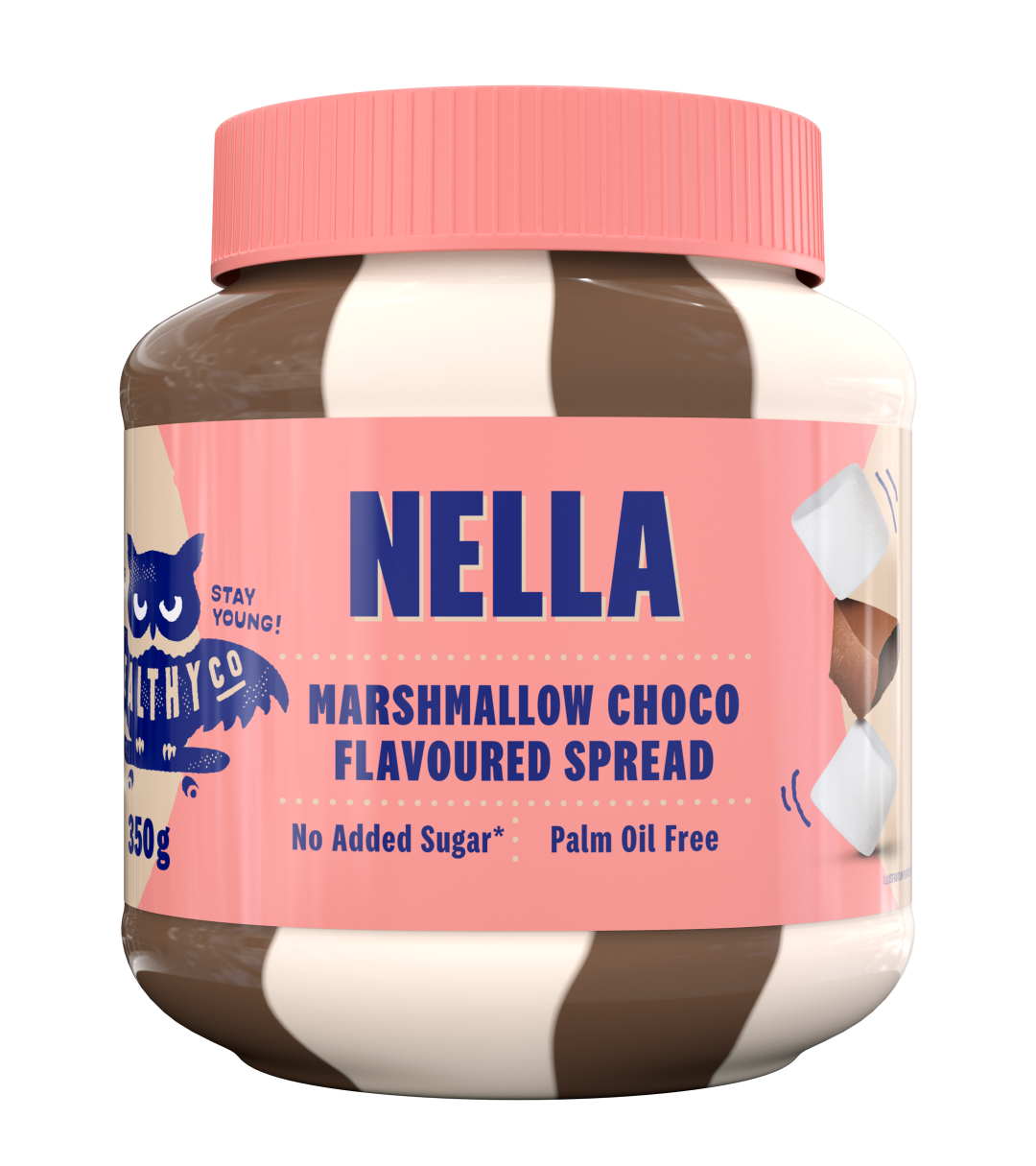 HEALTHYCO Nella marshmallow choco 350 g