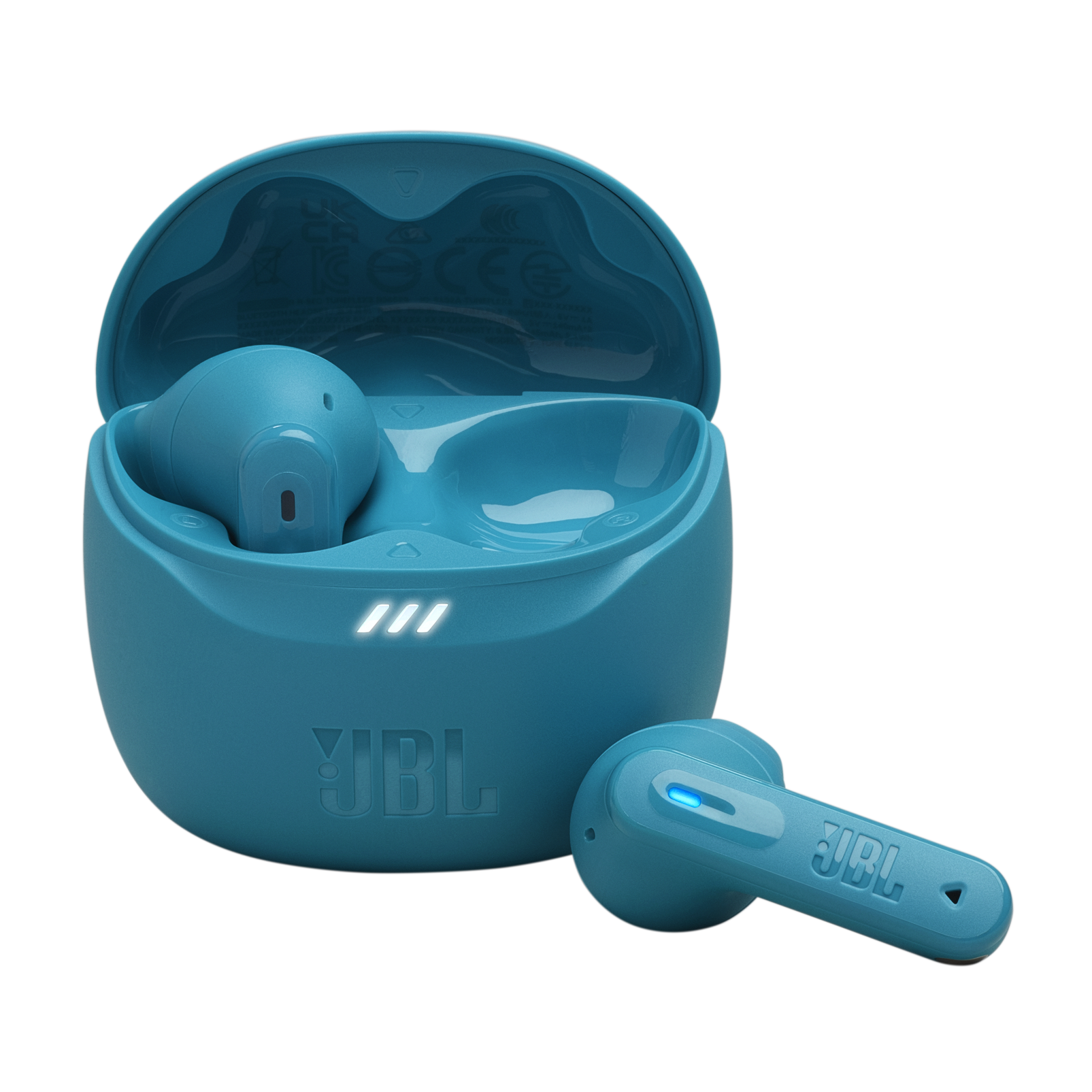 JBL Tune Flex2 Teal, TWS sluchátka s potlačením hluku