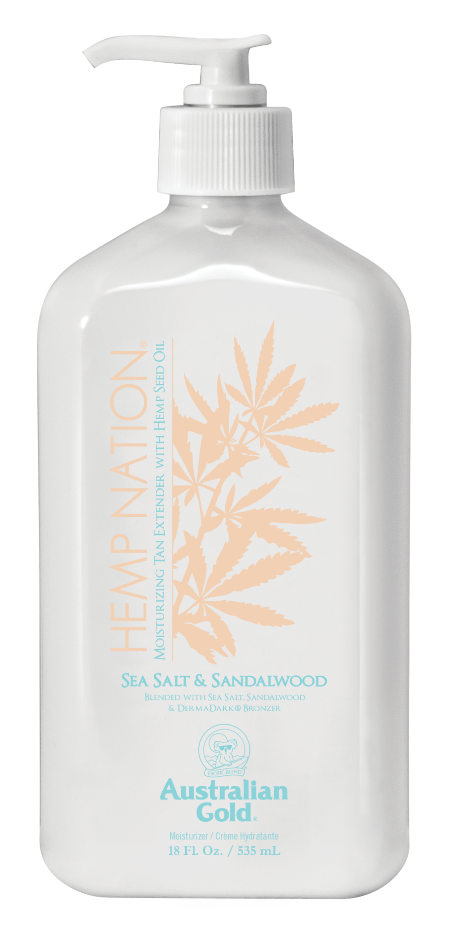Australian Gold Hemp Nation, tělové mléko - Sea Salt & Sandalwood 535 ml