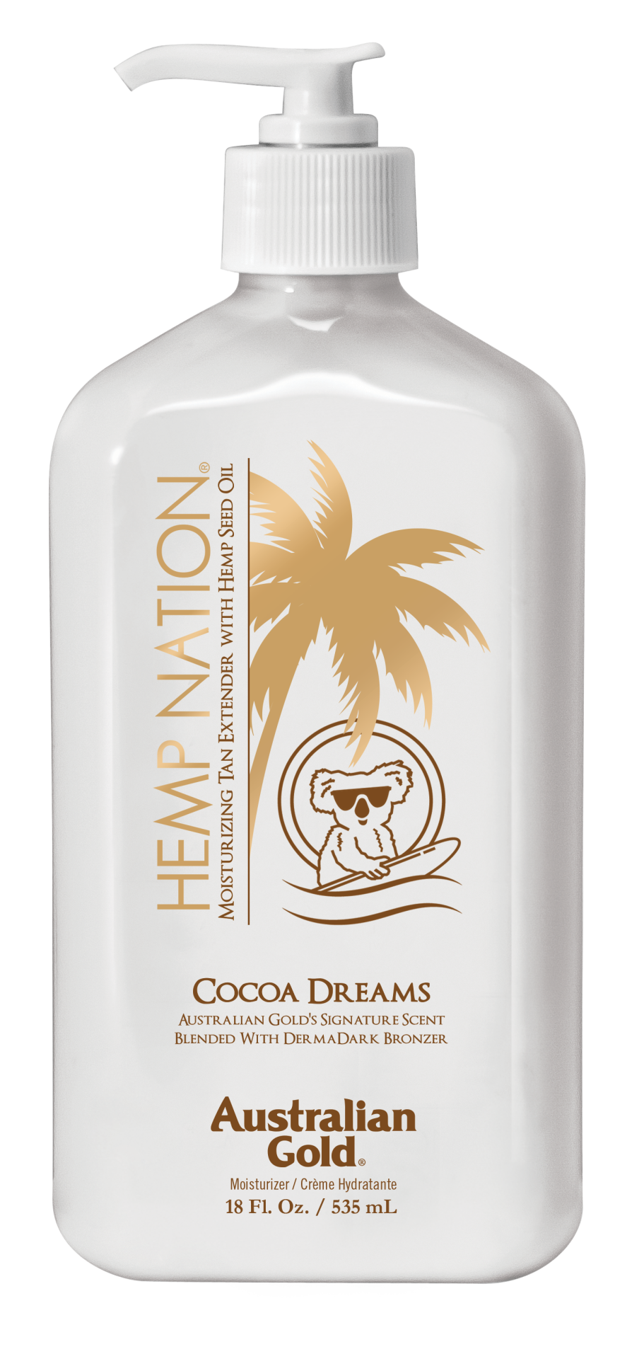 AUSTRALIAN GOLD Hemp Nation tělové mléko, Cocoa Dreams 535 ml