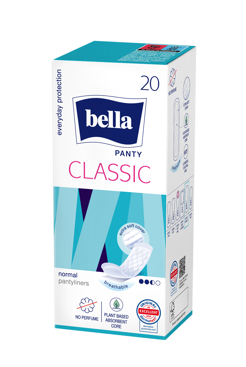 Fotografie BELLA Panty Classic slipové vložky 20 ks