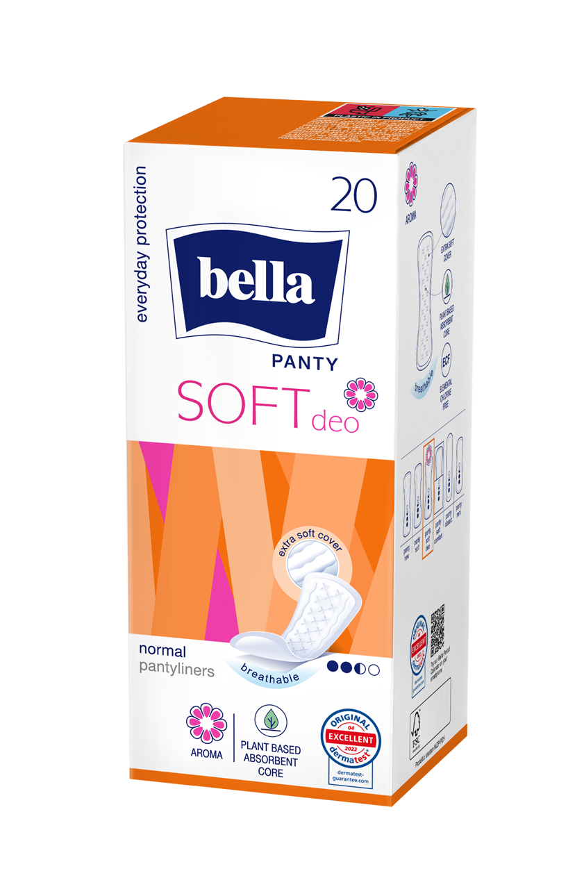 Fotografie BELLA Panty Soft deo slipové vložky 20 ks