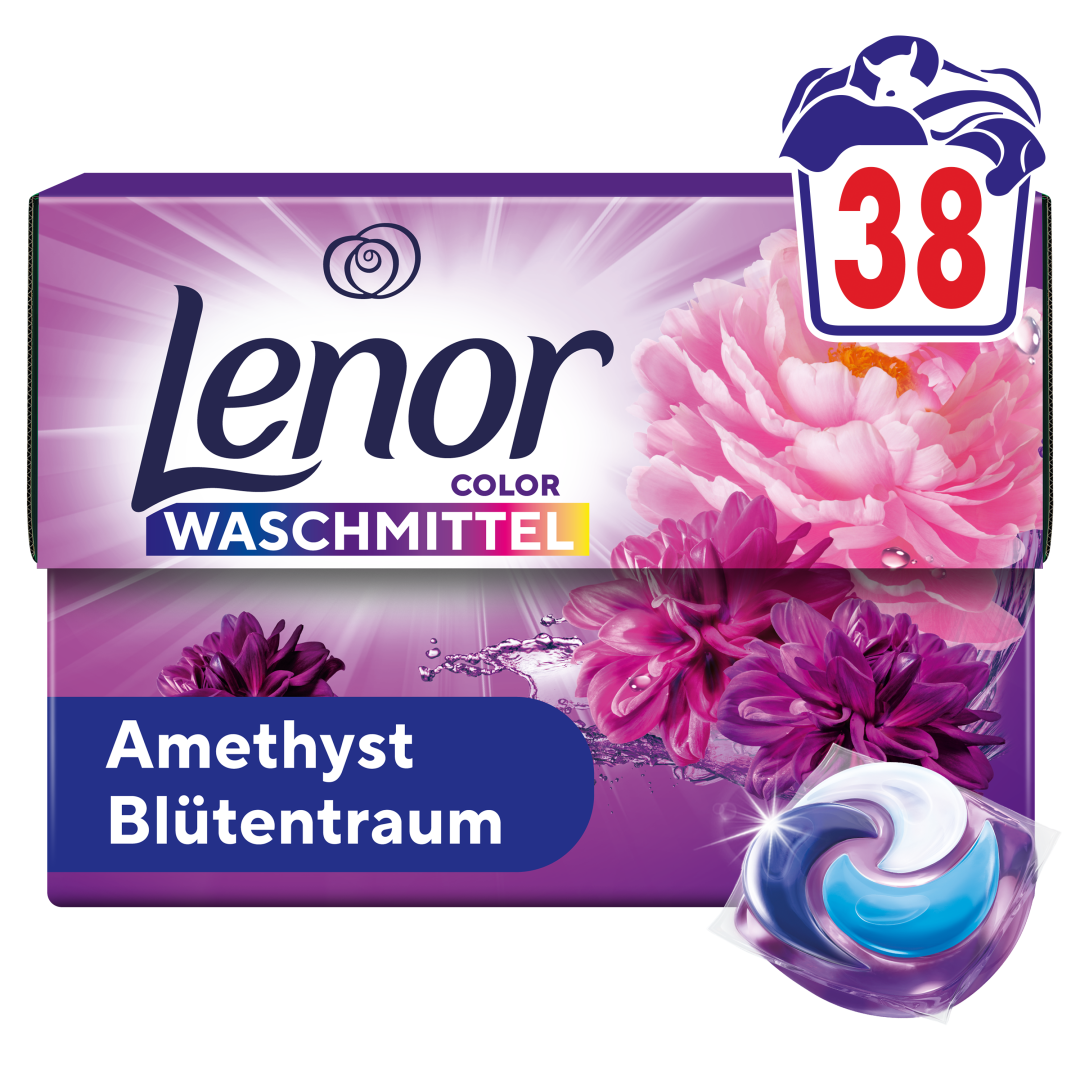 Fotografie LENOR PODS® Color Amethyst kapsle na praní 38 ks