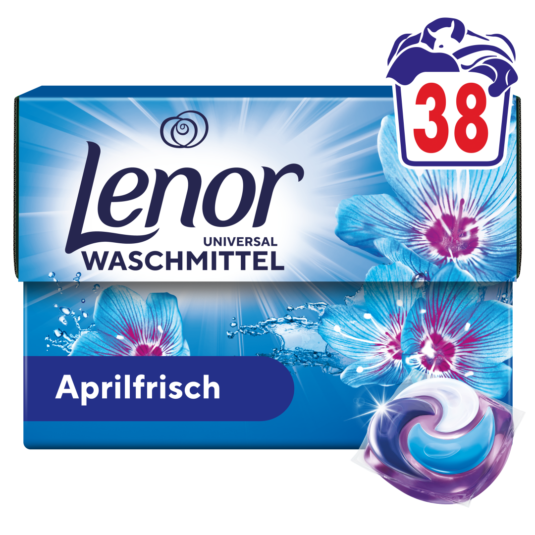 Fotografie LENOR PODS® Universal Aprilfrisch kapsle na praní 38 ks