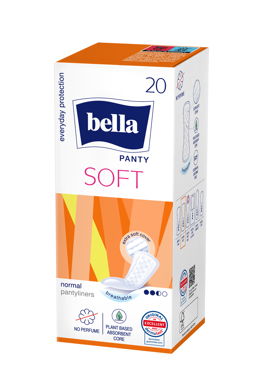 Fotografie BELLA Panty Soft slipové vložky 20 ks