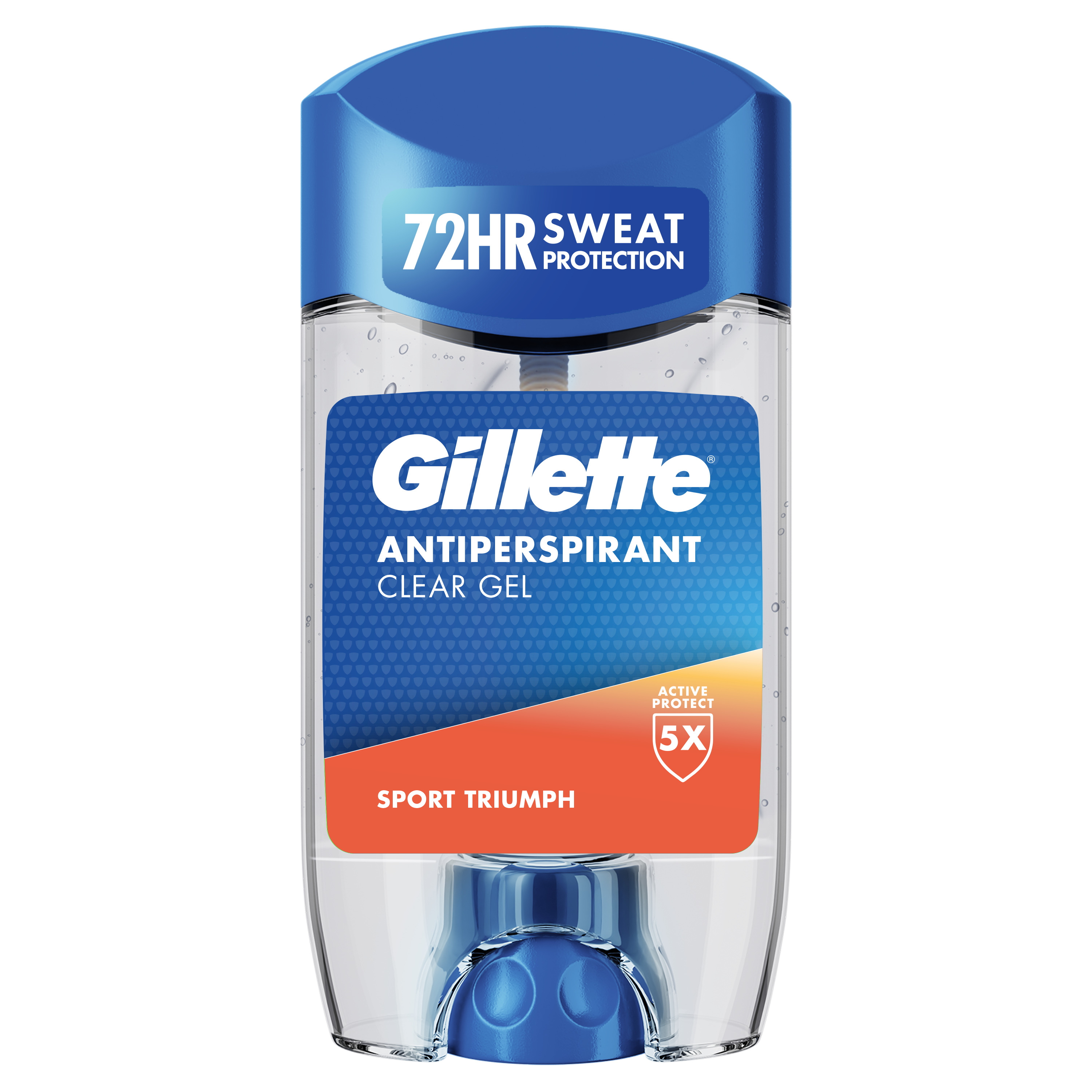 Fotografie GILLETTE Antiperspirant Čirý Gel pro Muže, Sport Triumph 70 ml