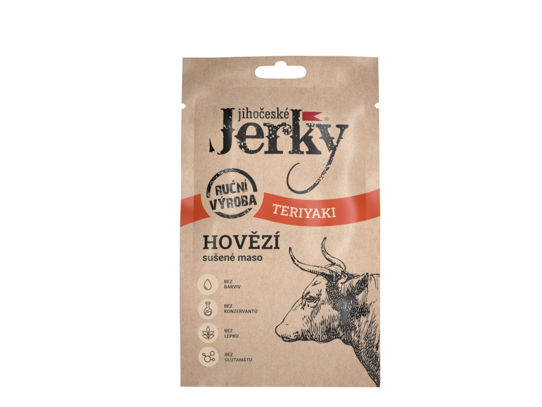 JIHOČESKÉ JERKY Hovězí Teriyaki 20 g