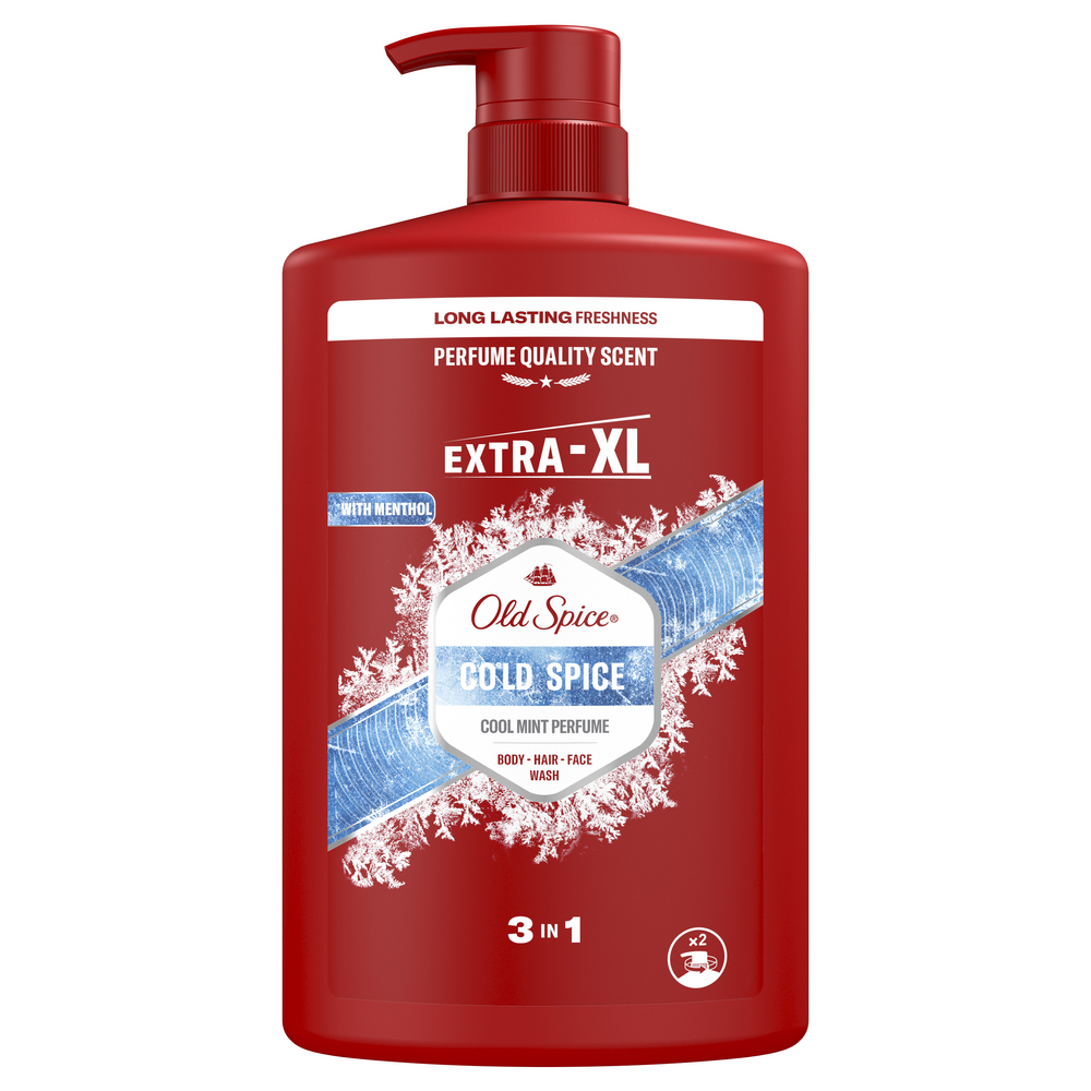Fotografie OLD SPICE Sprchový gel 3v1 Cold Spice XL 1000 ml