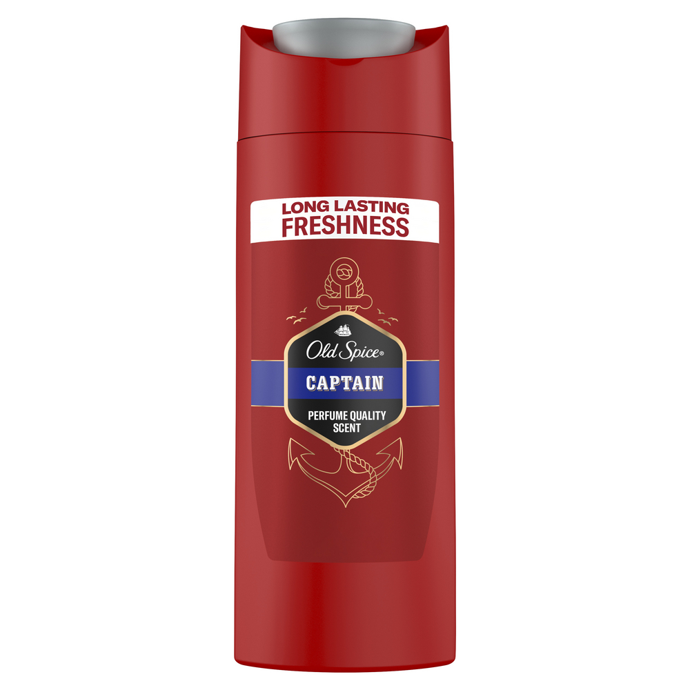 Fotografie OLD SPICE Pánský přípravek na mytí 3 v 1, Capitan 90 ml