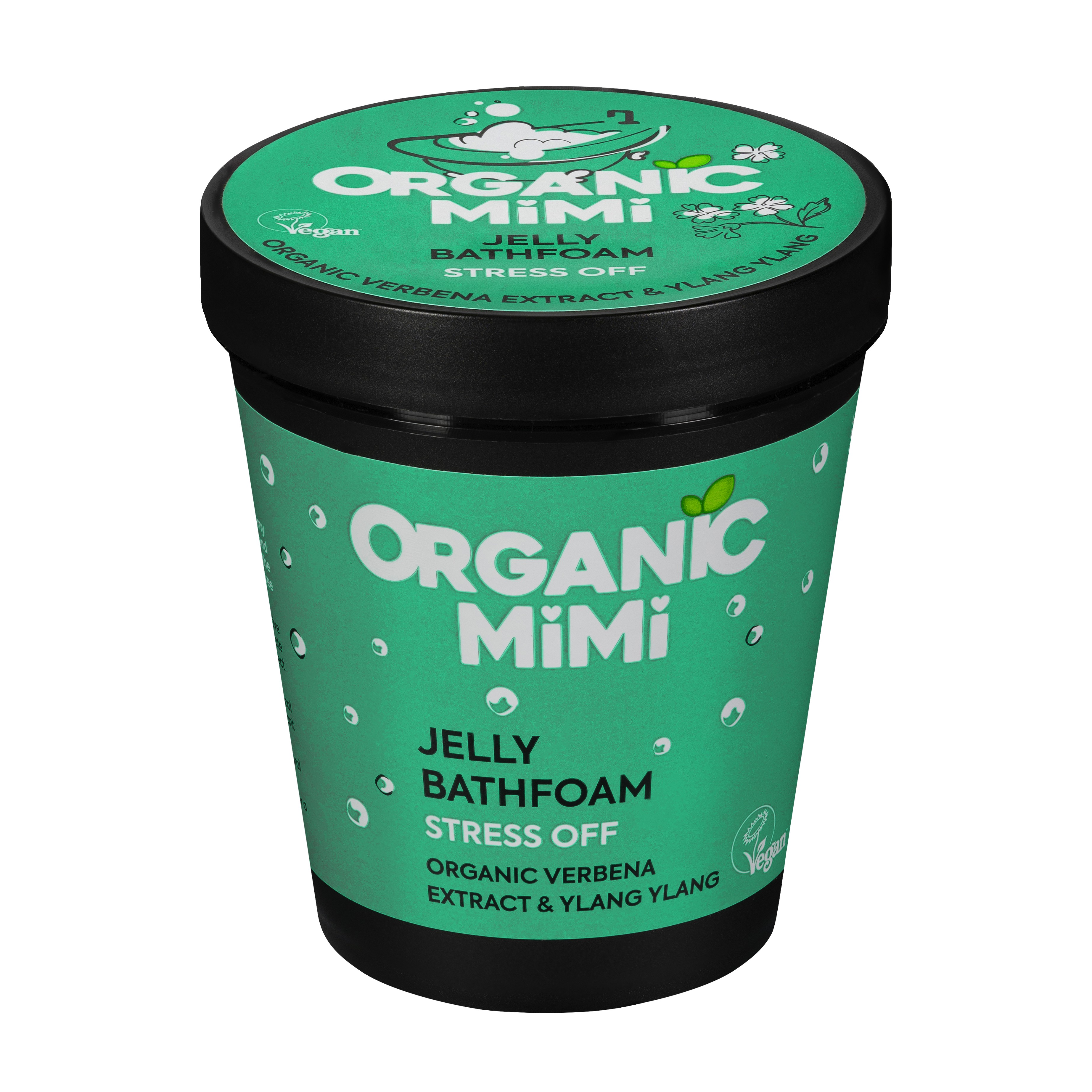 ORGANIC MIMI Stress Off Verbena & Ylang Ylang gelová pěna do koupele 200 ml