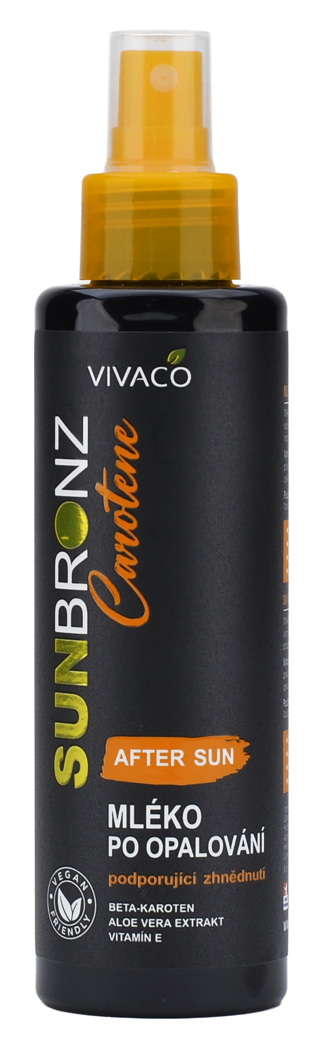 Fotografie VIVACO SUN BRONZ Mléko po opalování CAROTENE 150 ml