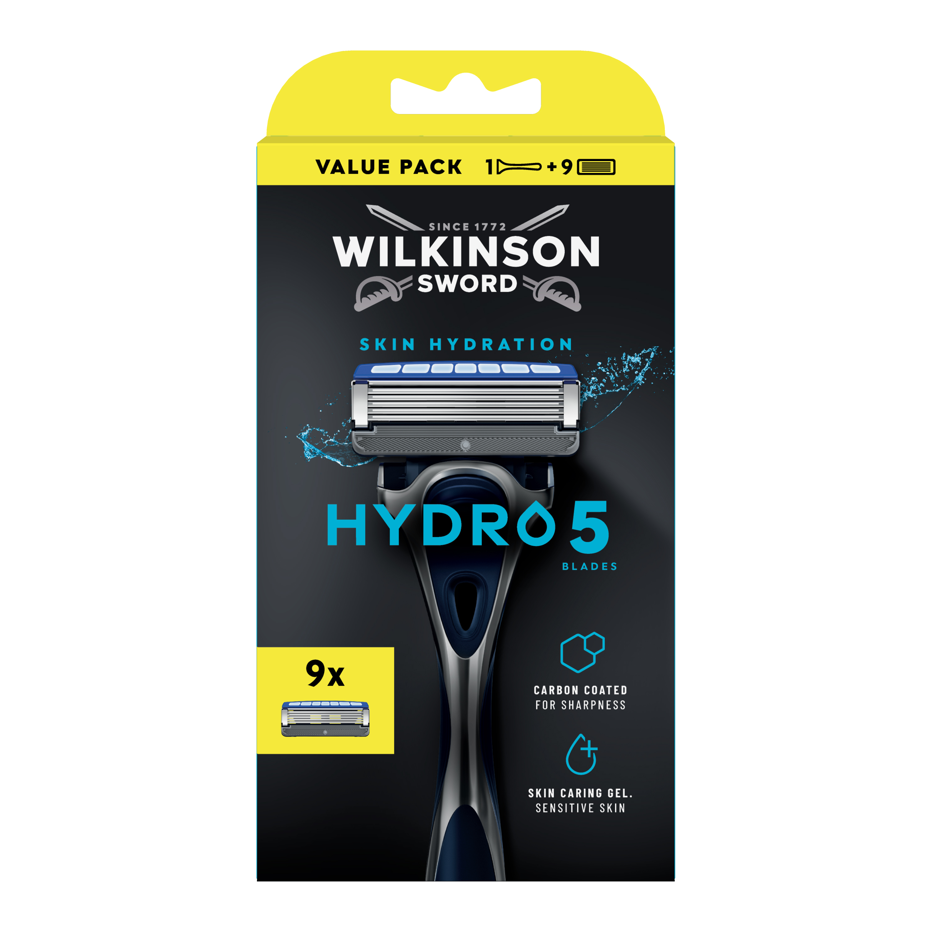 WILKINSON SWORD Hydro 5 Skin Hydration XXL Náhradní hlavice 9ks + strojek