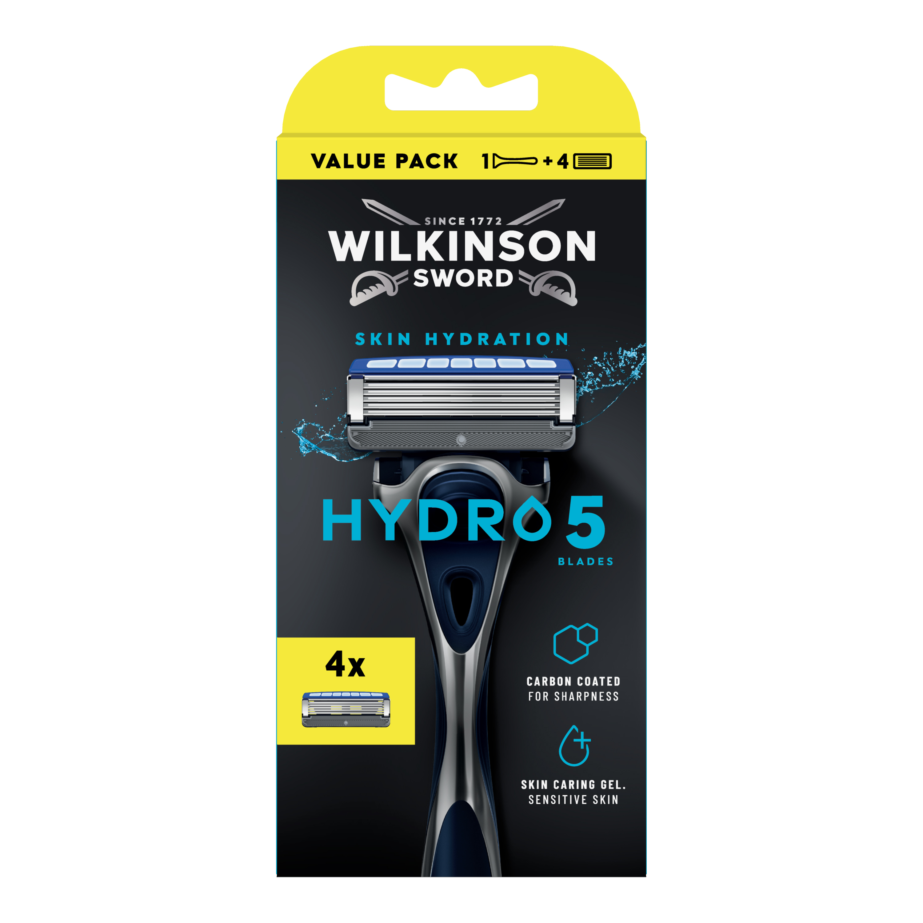 WILKINSON SWORD Hydro 5 Skin Hydration Clampack Náhradní hlavice 4ks + strojek