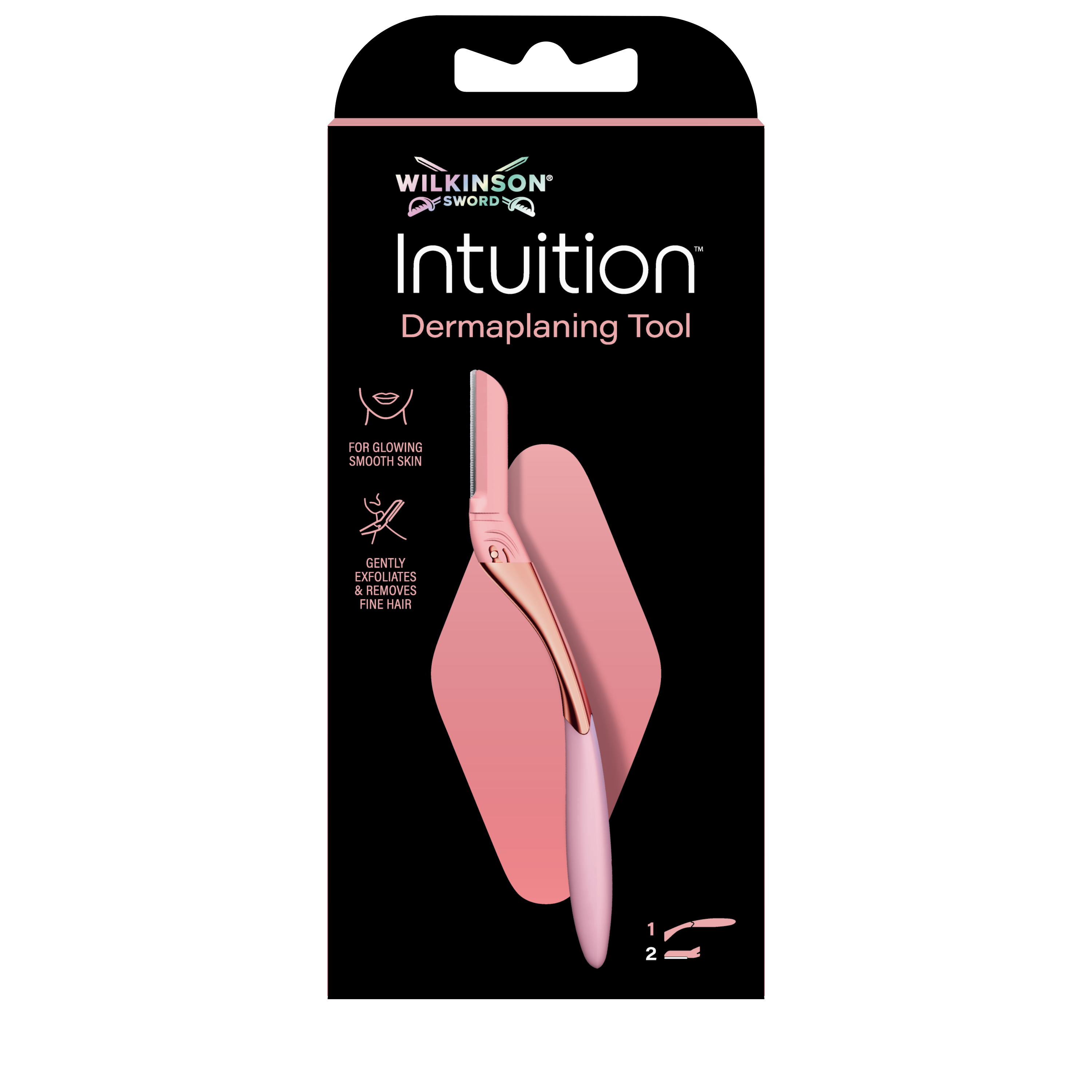 Intuition DermaGlow Zarovnávač obočia strojček + 2 náhradné hlavice
