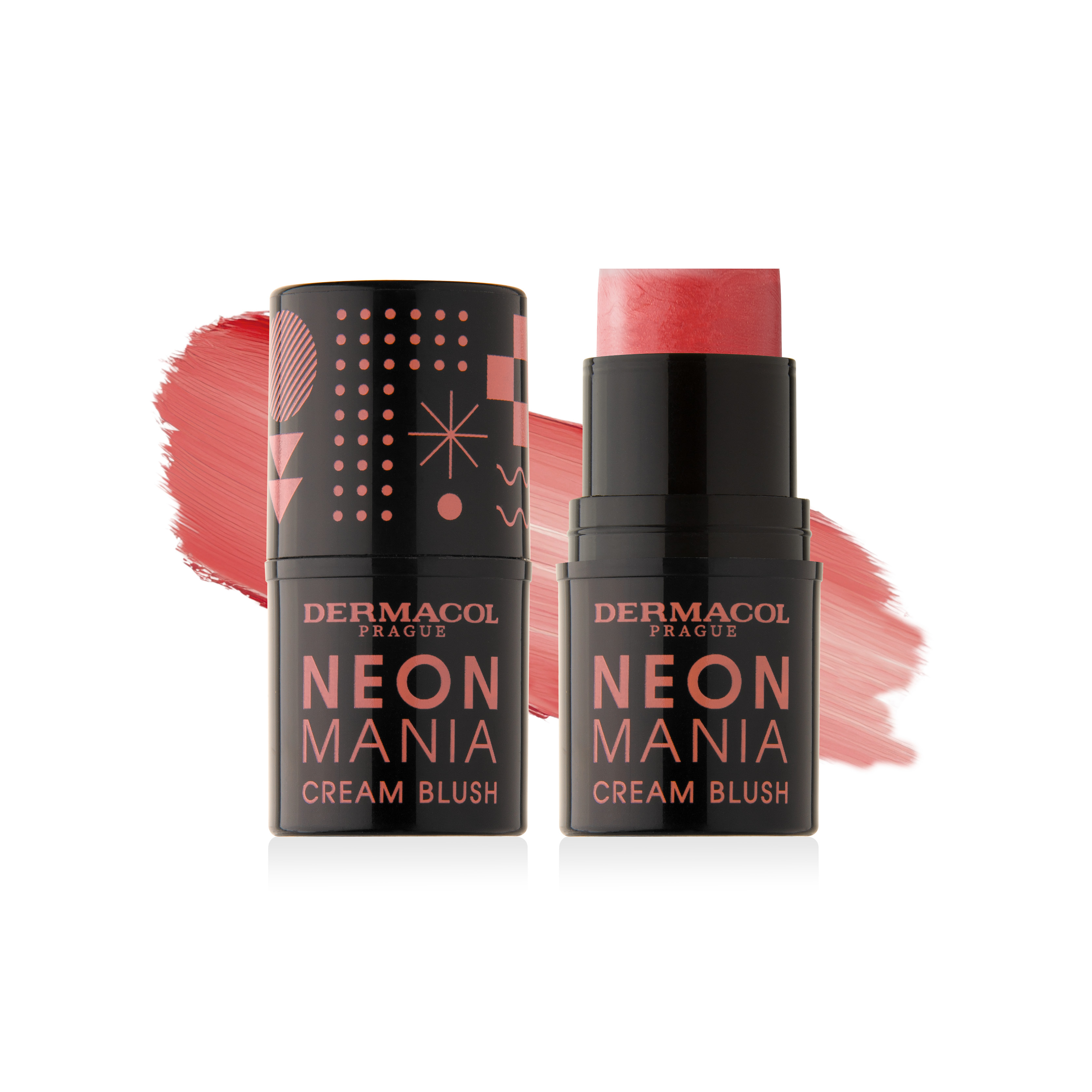 DERMACOL NEON MANIA krémová tvářenka č.2 Coral