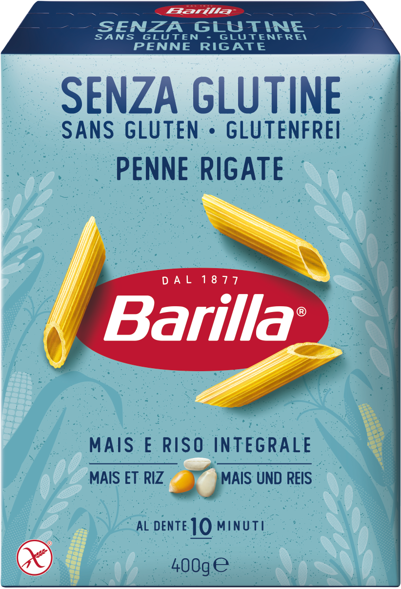 Fotografie BARILLA Penne Rigate gluten free 400 g