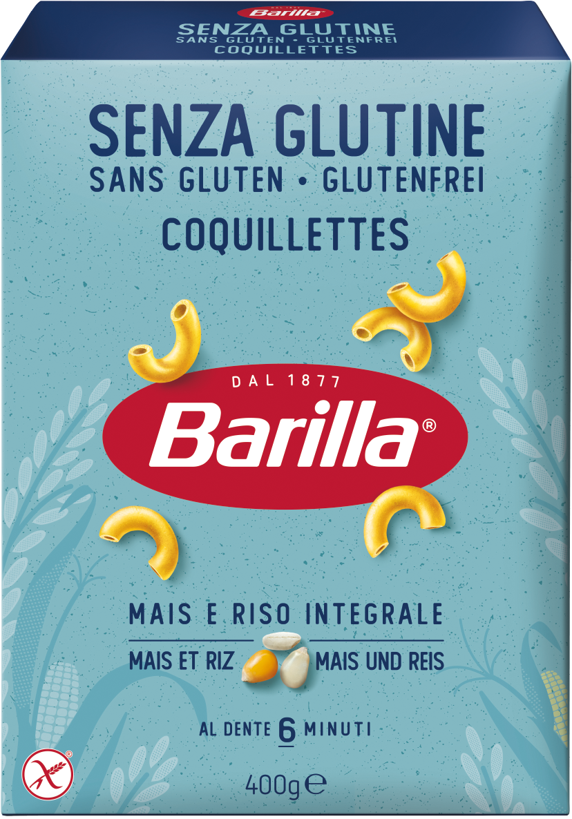 Fotografie BARILLA Kolínka gluten free 400 g