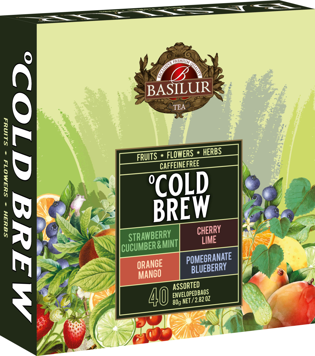 Fotografie BASILUR Cold Brew Assorted přebal 40 x 2 g