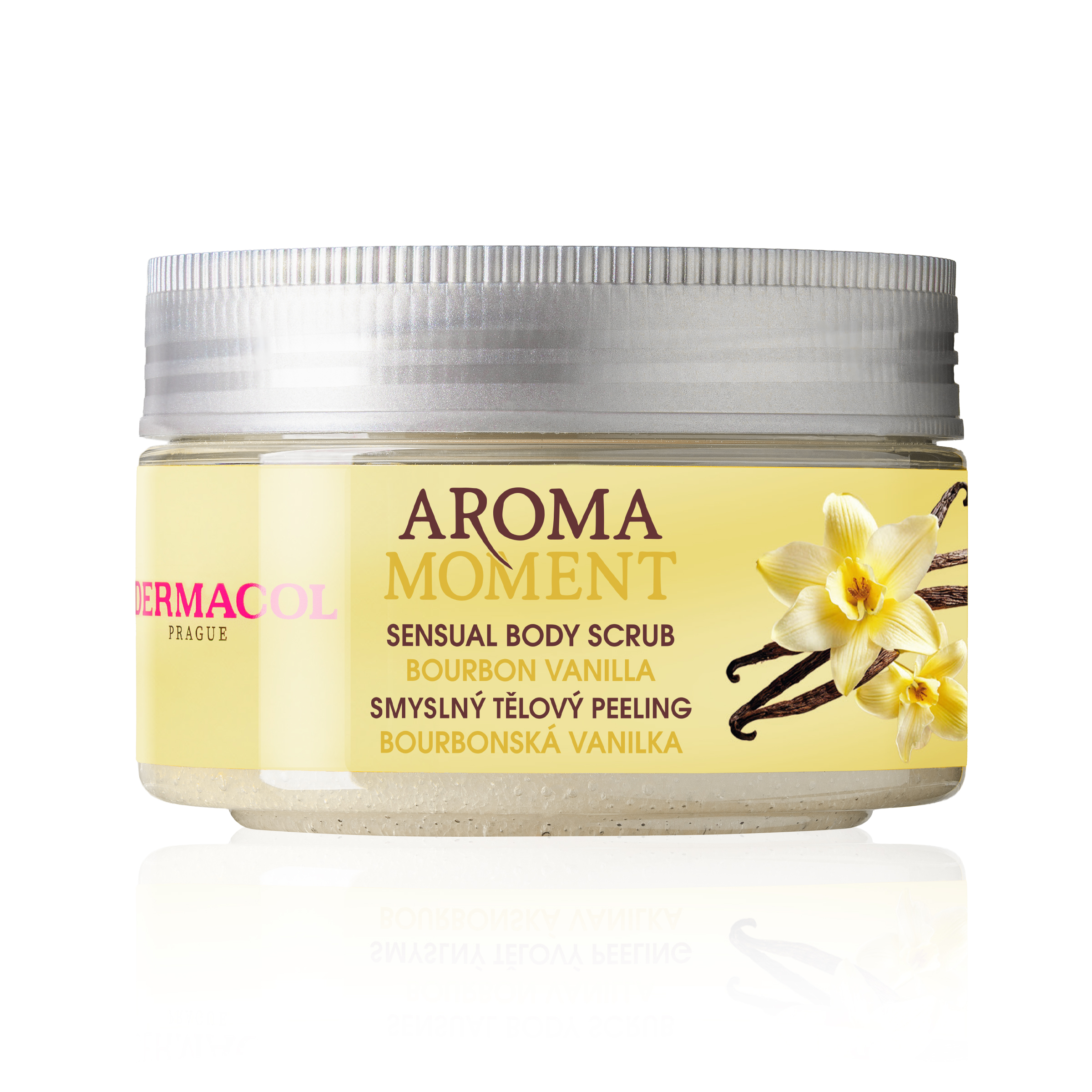 DERMACOL Aroma Moment - Smyslný tělový peeling bournbonská vanilka