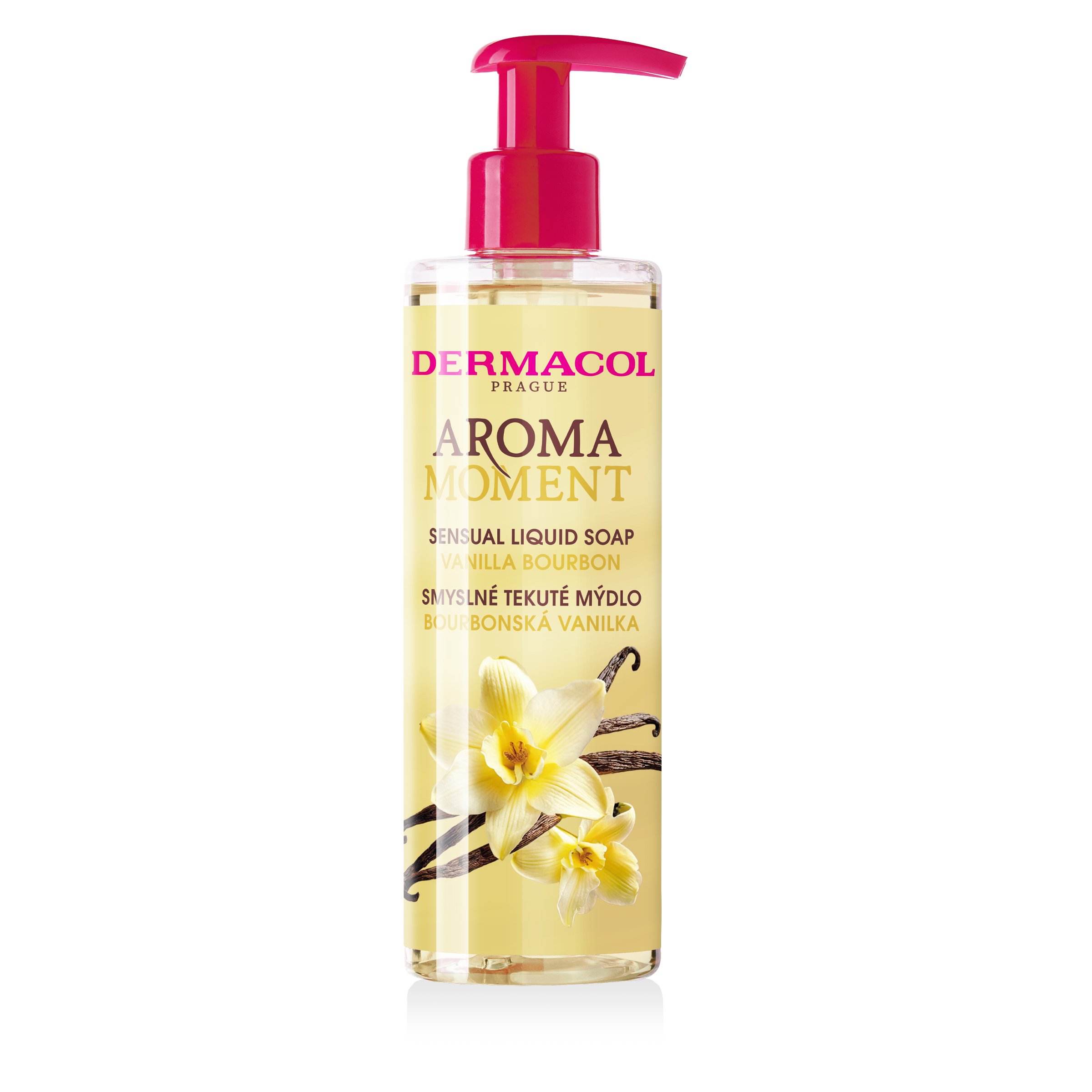 DERMACOL Aroma Moment – Tekuté mýdlo na ruce Bourbonská vanilka