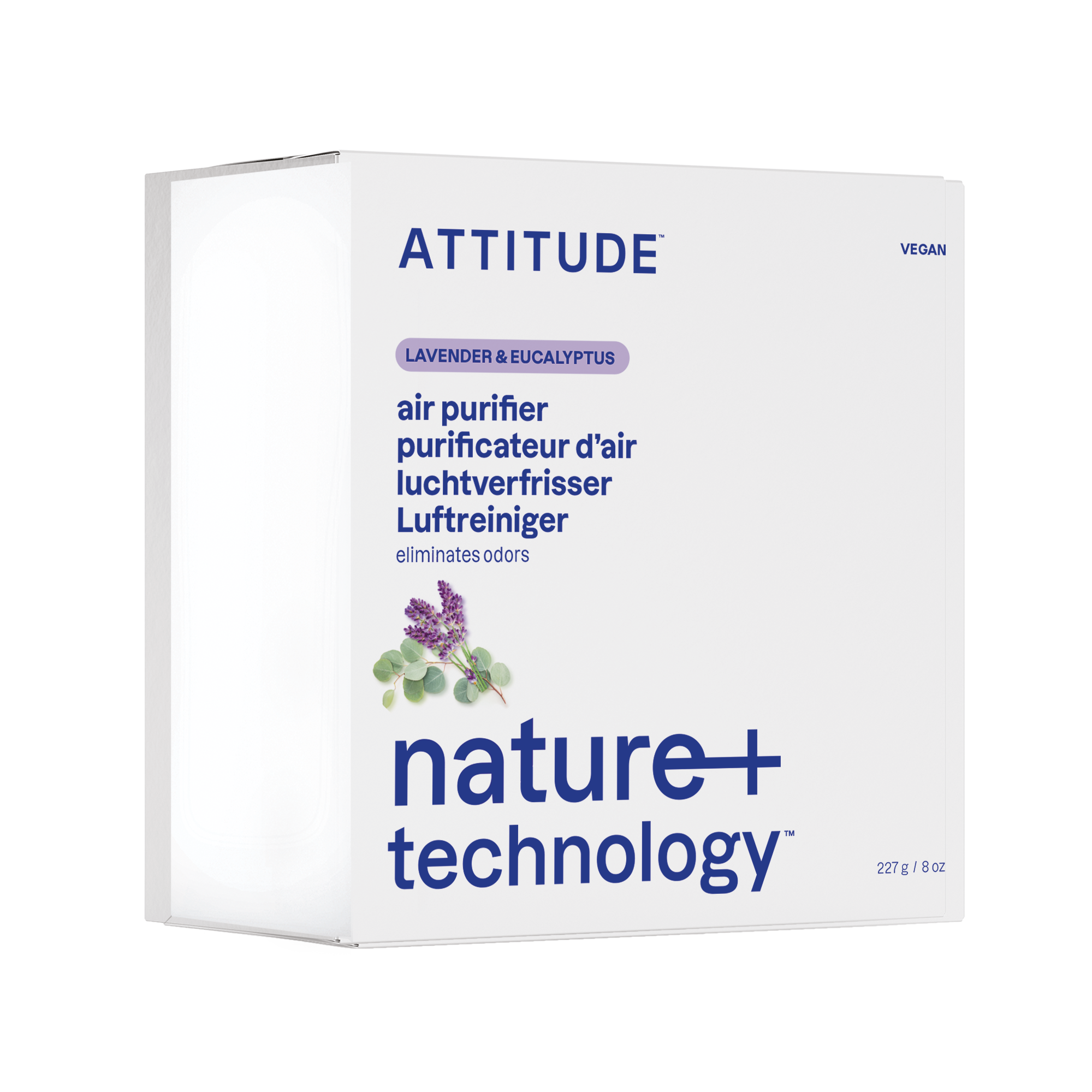 ATTITUDE Čistící osvěžovač vzduchu Nature+ levandule a eukalyptus 227 g