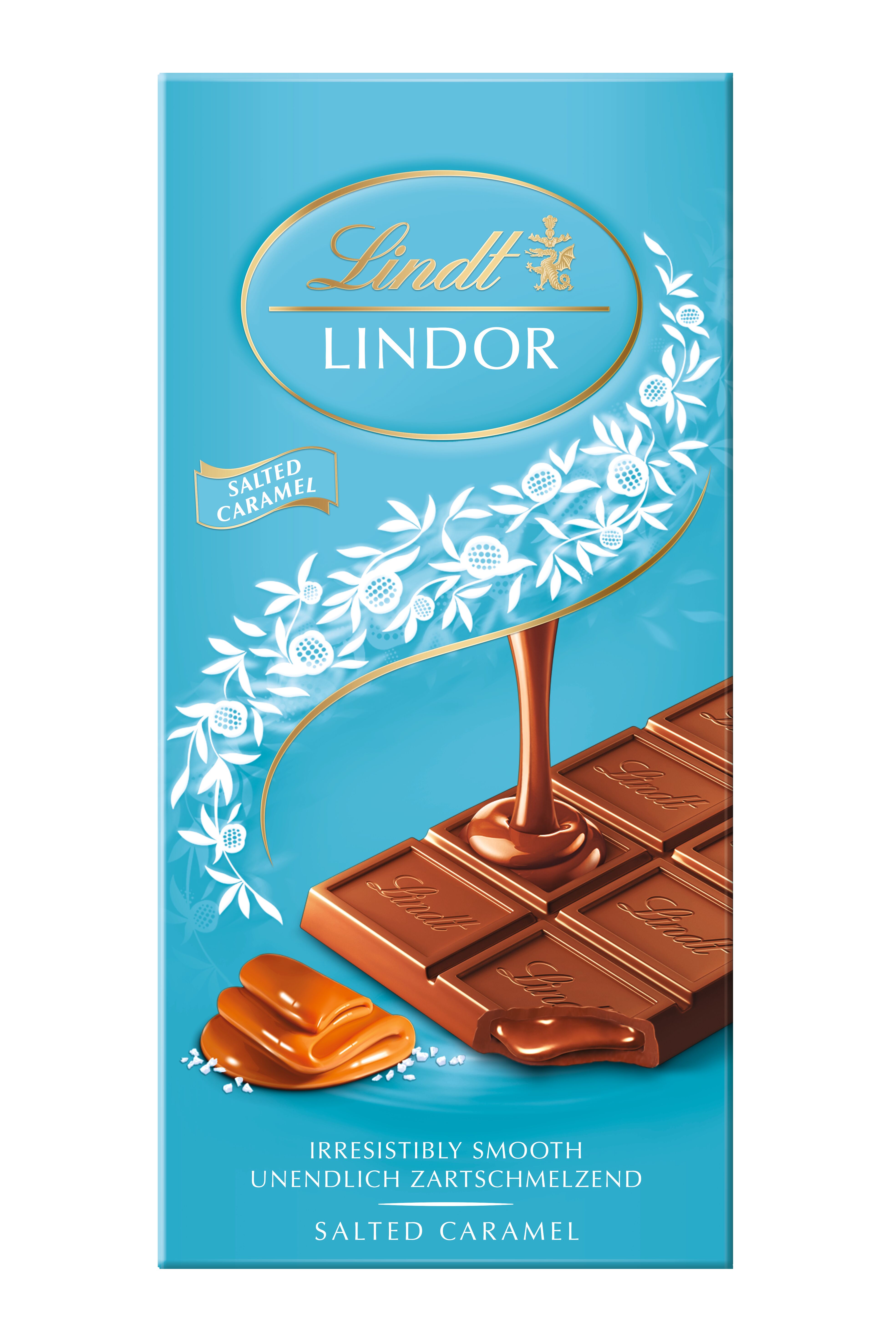 LINDT Lindor Tablet Slaný Karamel 100 g