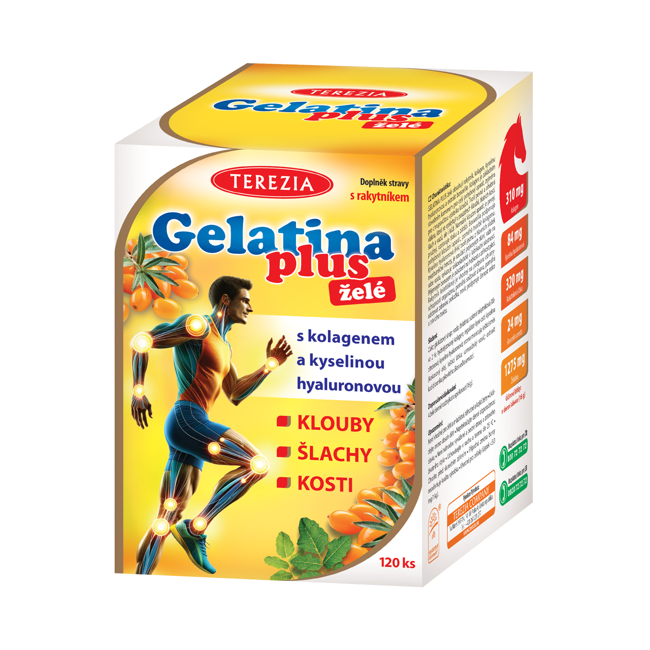 Fotografie TEREZIA Gelatina plus želé 120 ks