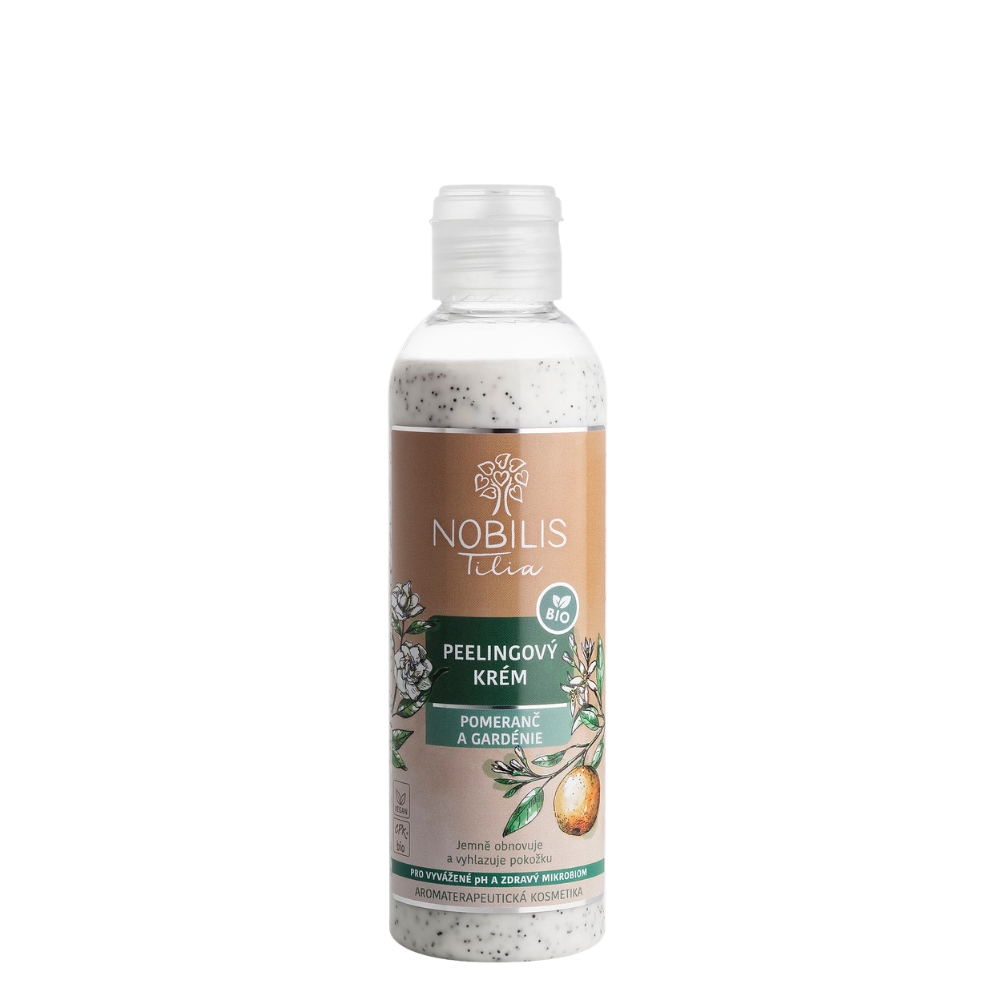 Fotografie NOBILIS TILIA Peelingový krém Pomeranč a gardénie 200 ml