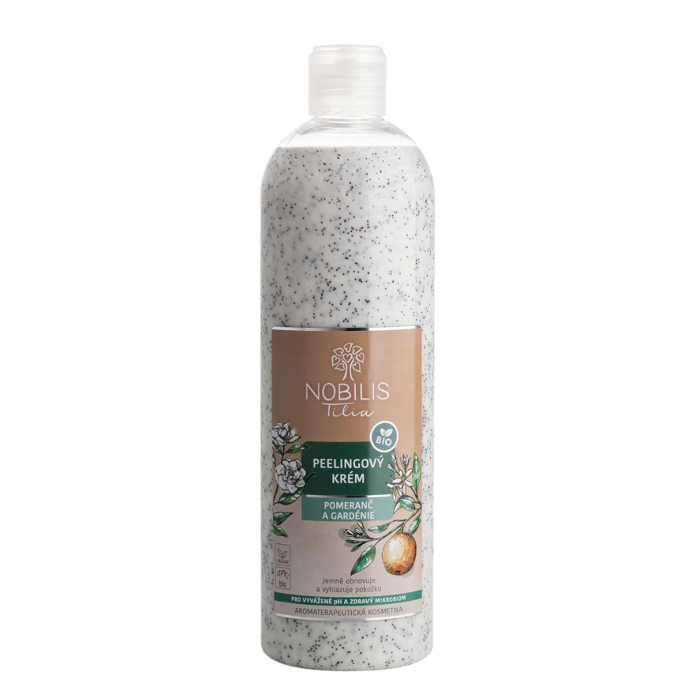Fotografie NOBILIS TILIA Peelingový krém Pomeranč a gardénie 500 ml